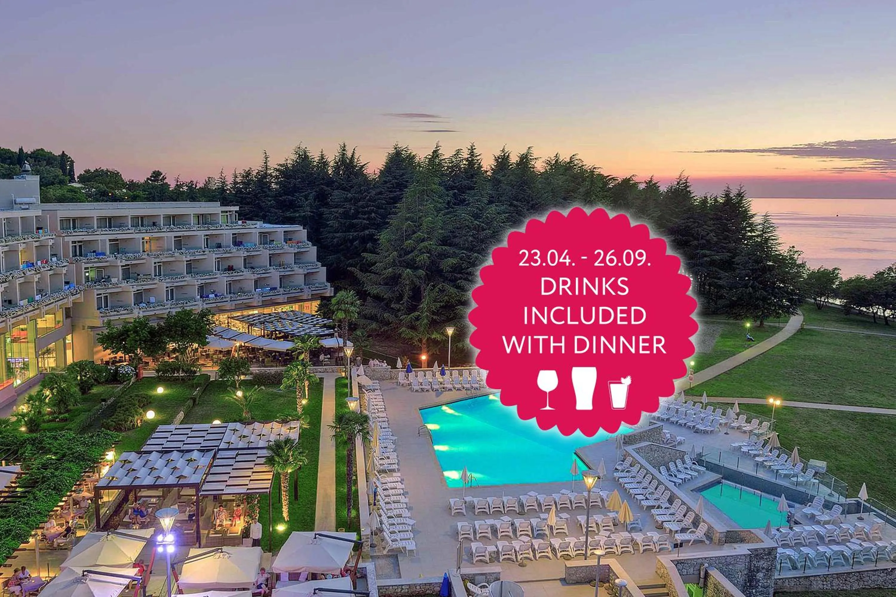 Property building in Hotel Mediteran Plava Laguna