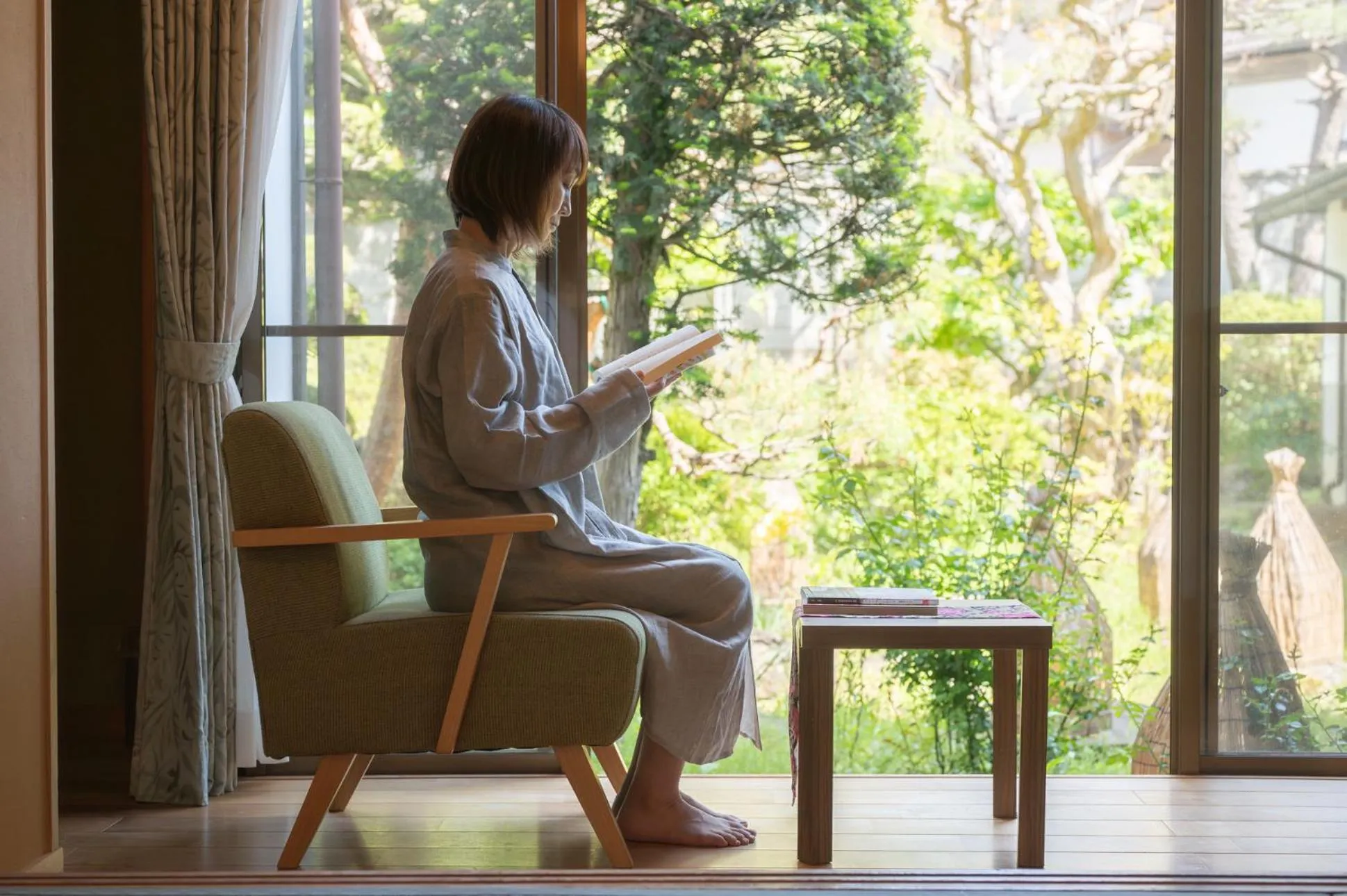 Photo of the whole room in Kamei no Yu