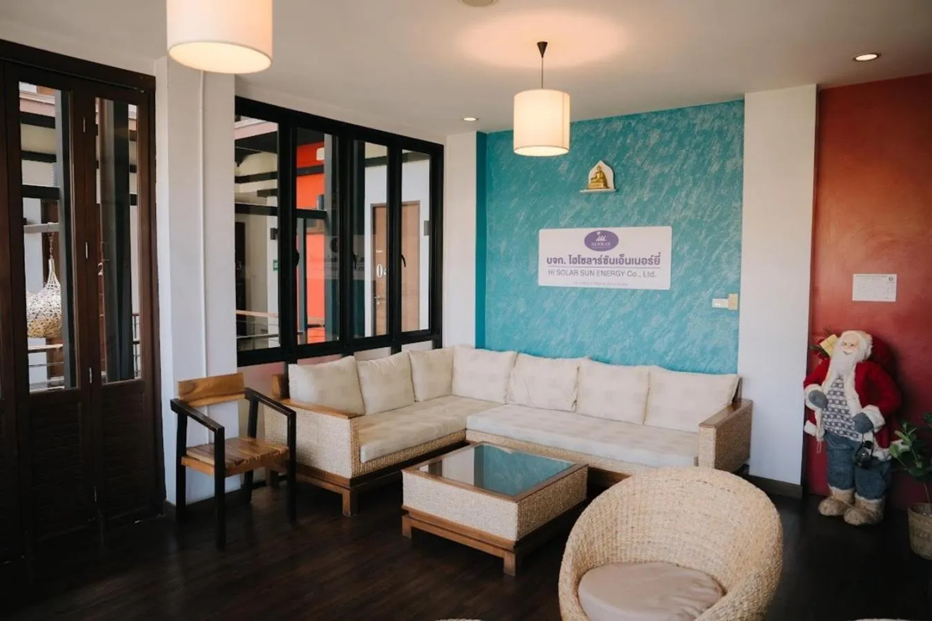 Communal lounge/ TV room in Le Canal Boutique House