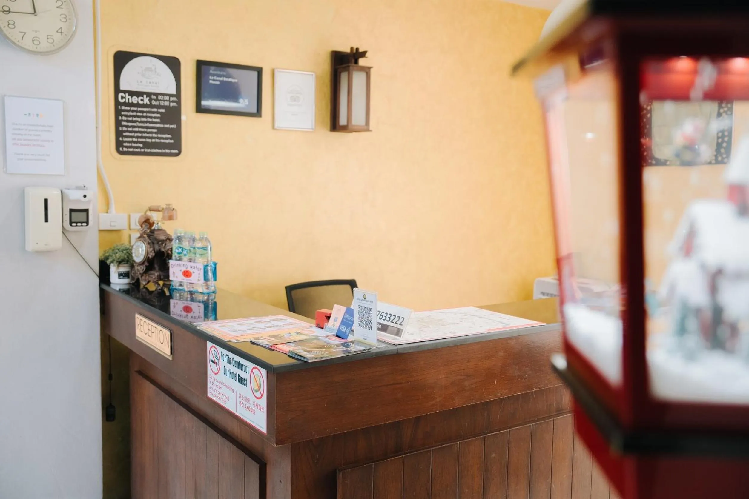 Lobby or reception in Le Canal Boutique House