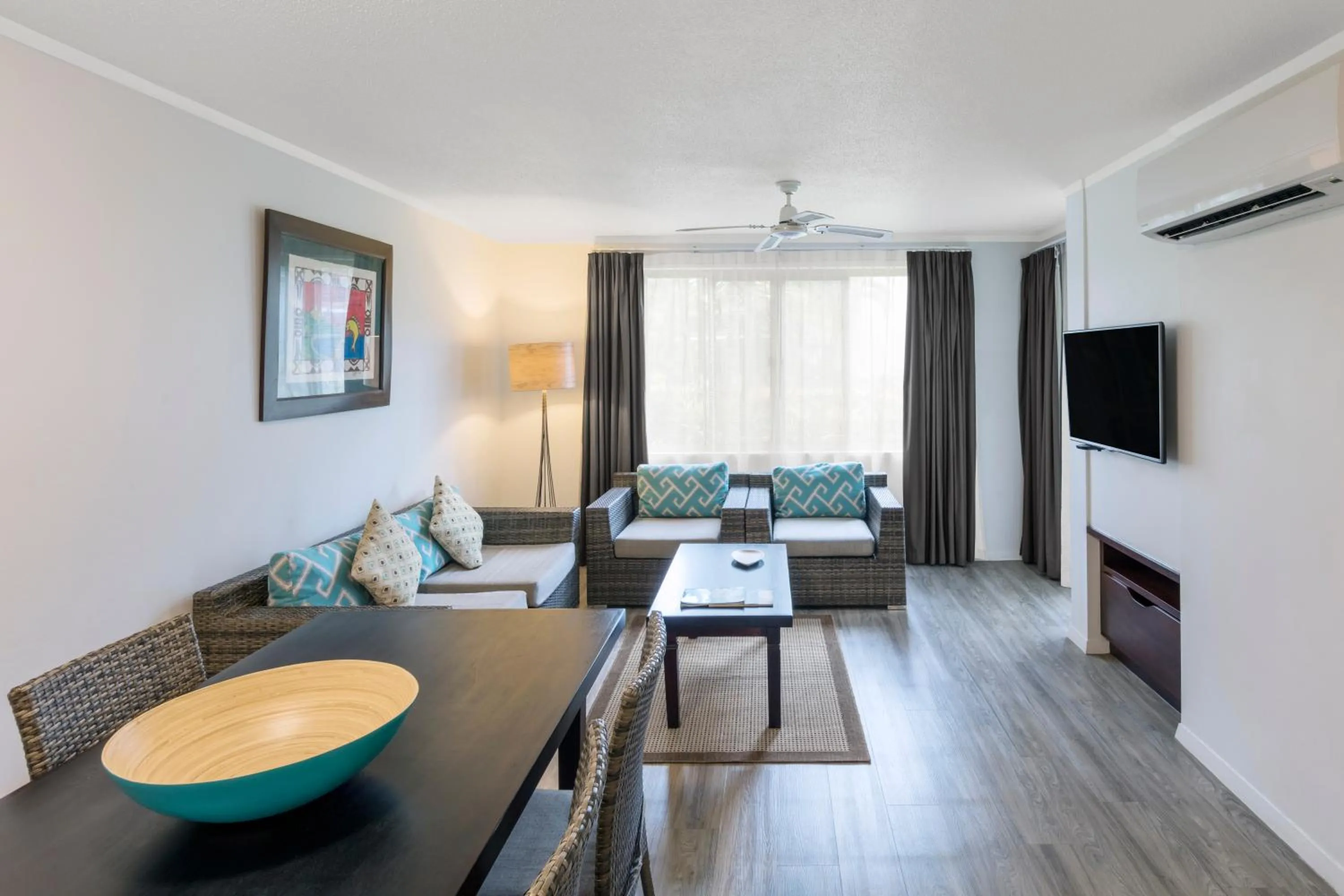 Living room in Club Wyndham Denarau Island, Trademark Collection by Wyndham