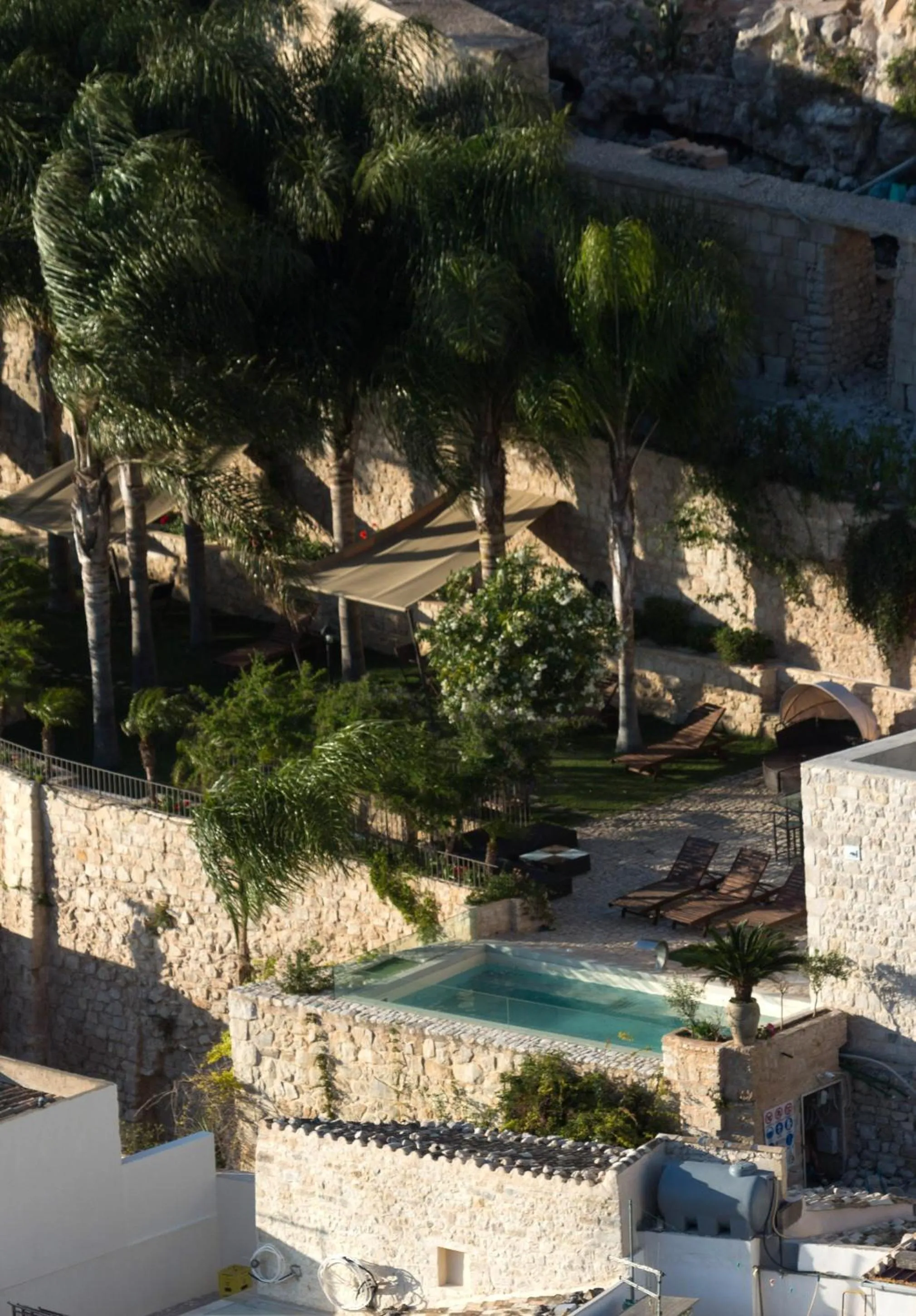 Bird's eye view in Borgo Hedone