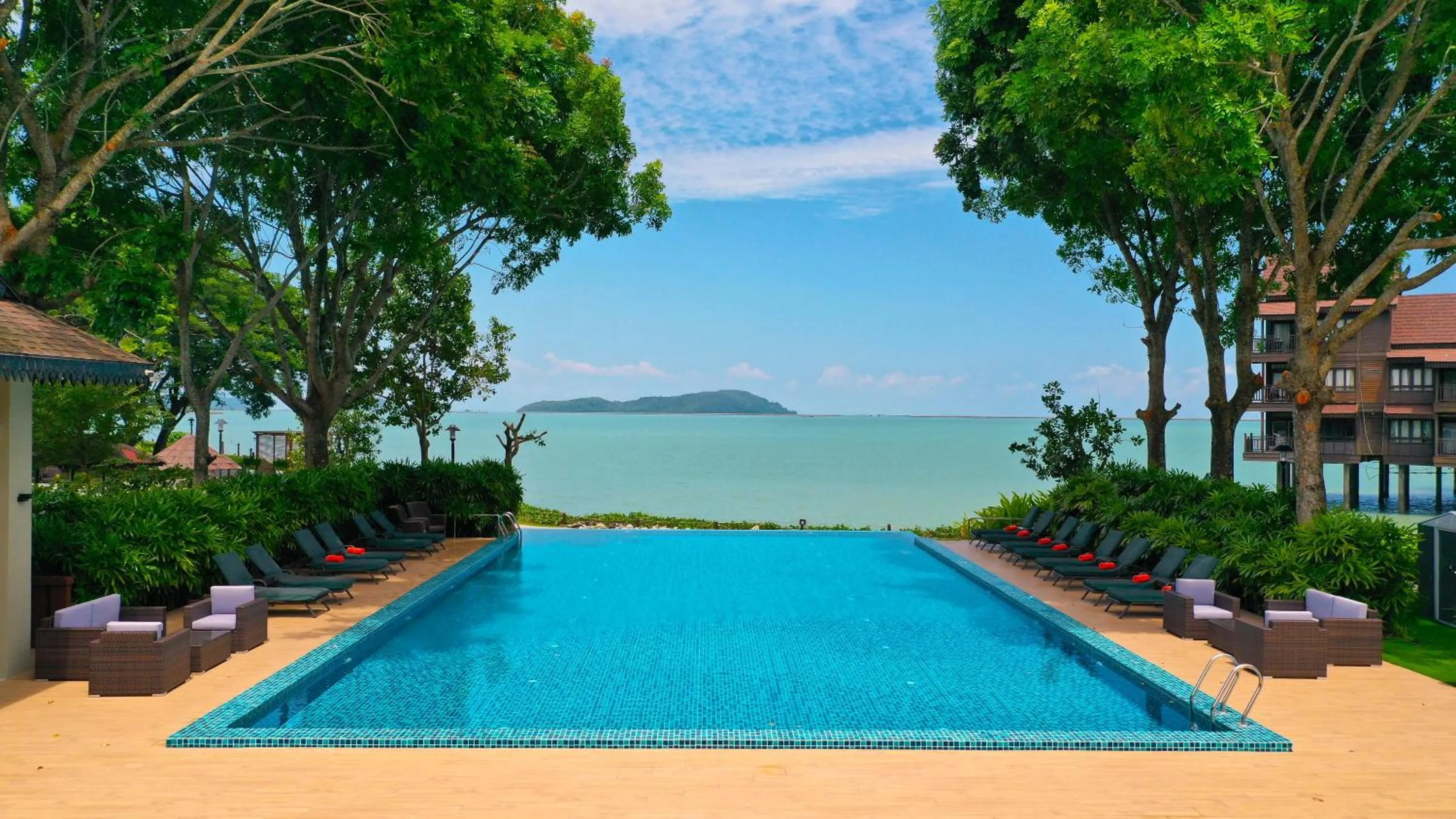 Sea view in Ombak Villa Langkawi