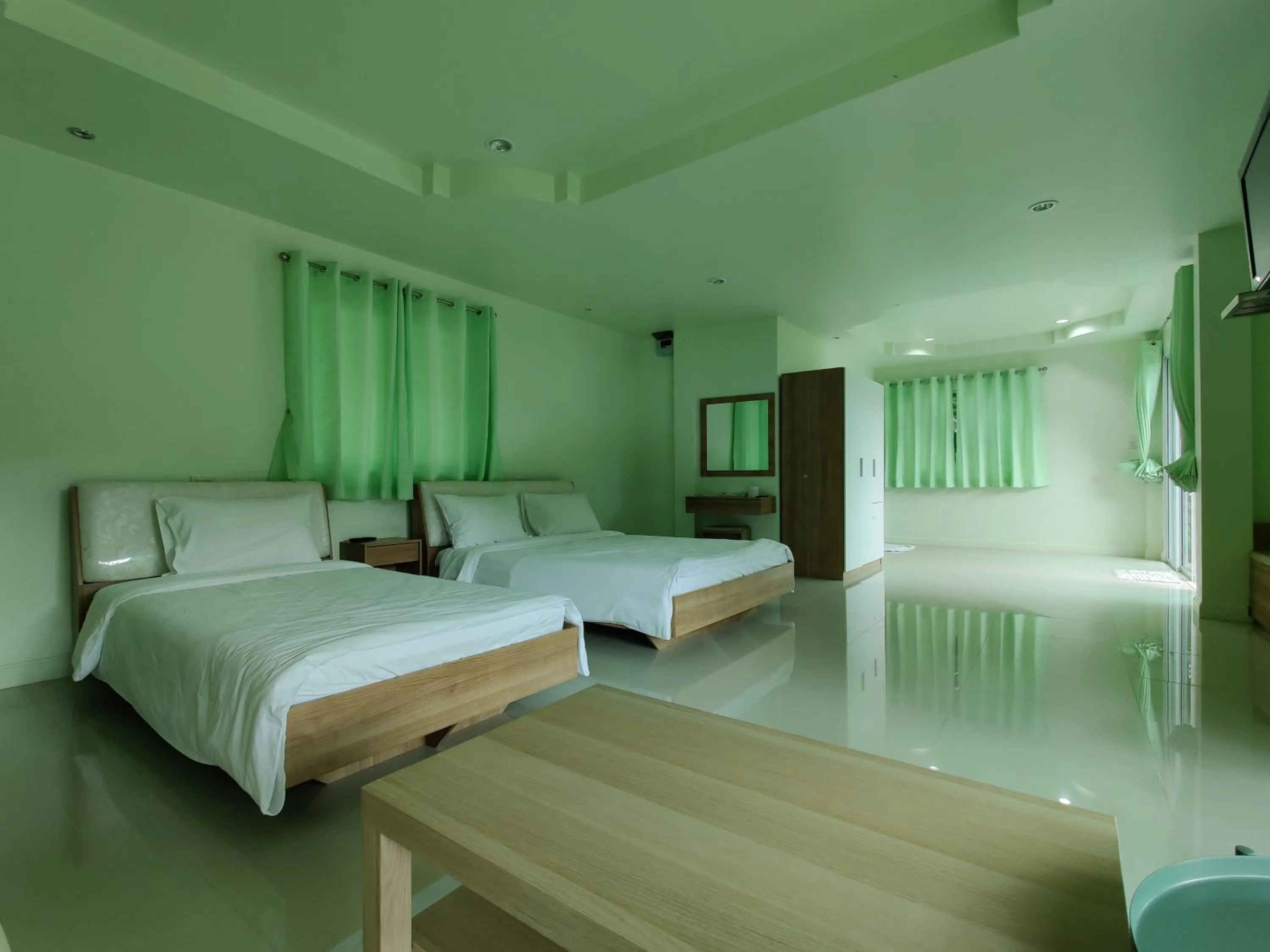 Bed in Yura Kiri Resort Khao Yai