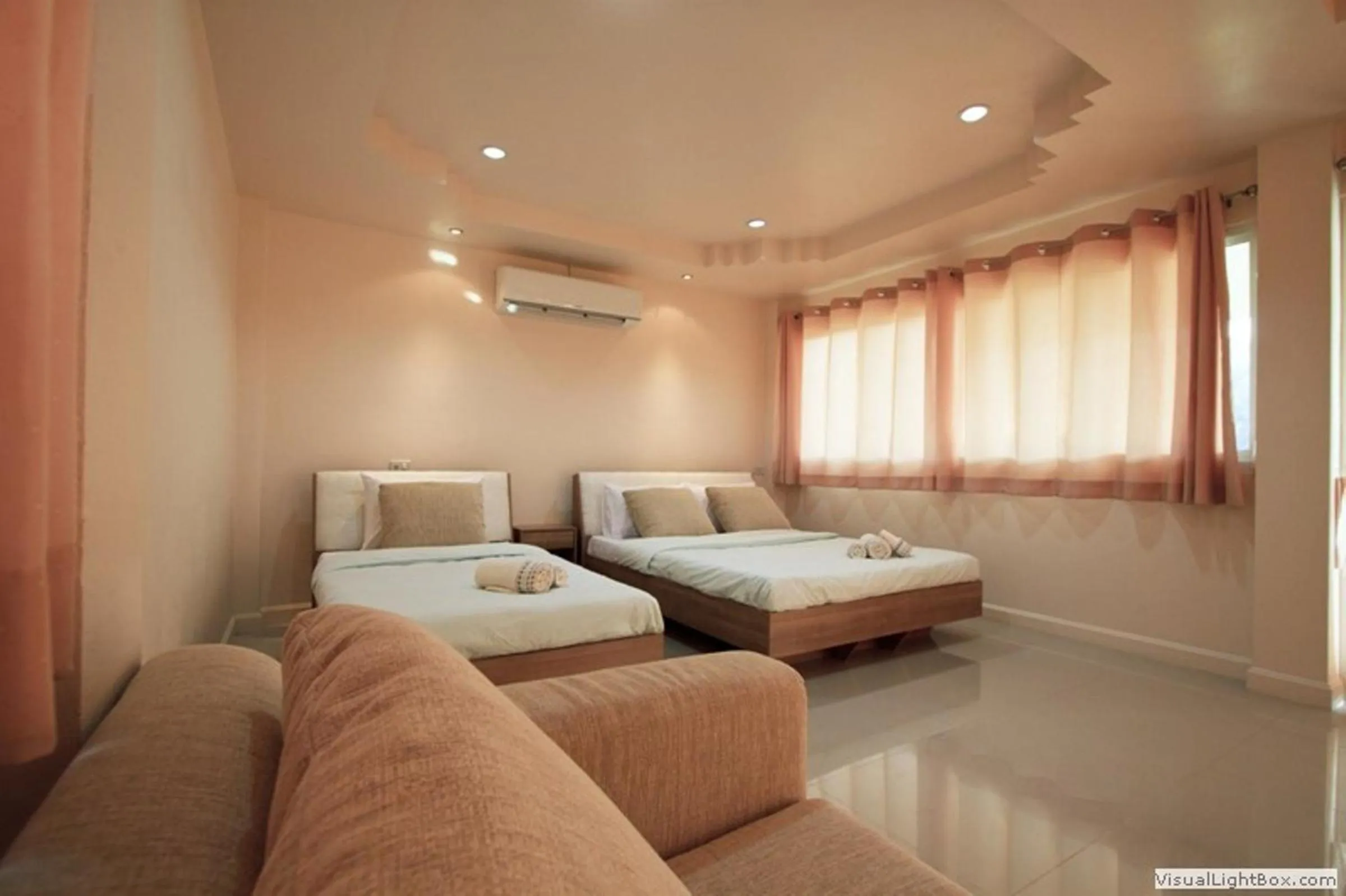 Bed in Yura Kiri Resort Khao Yai