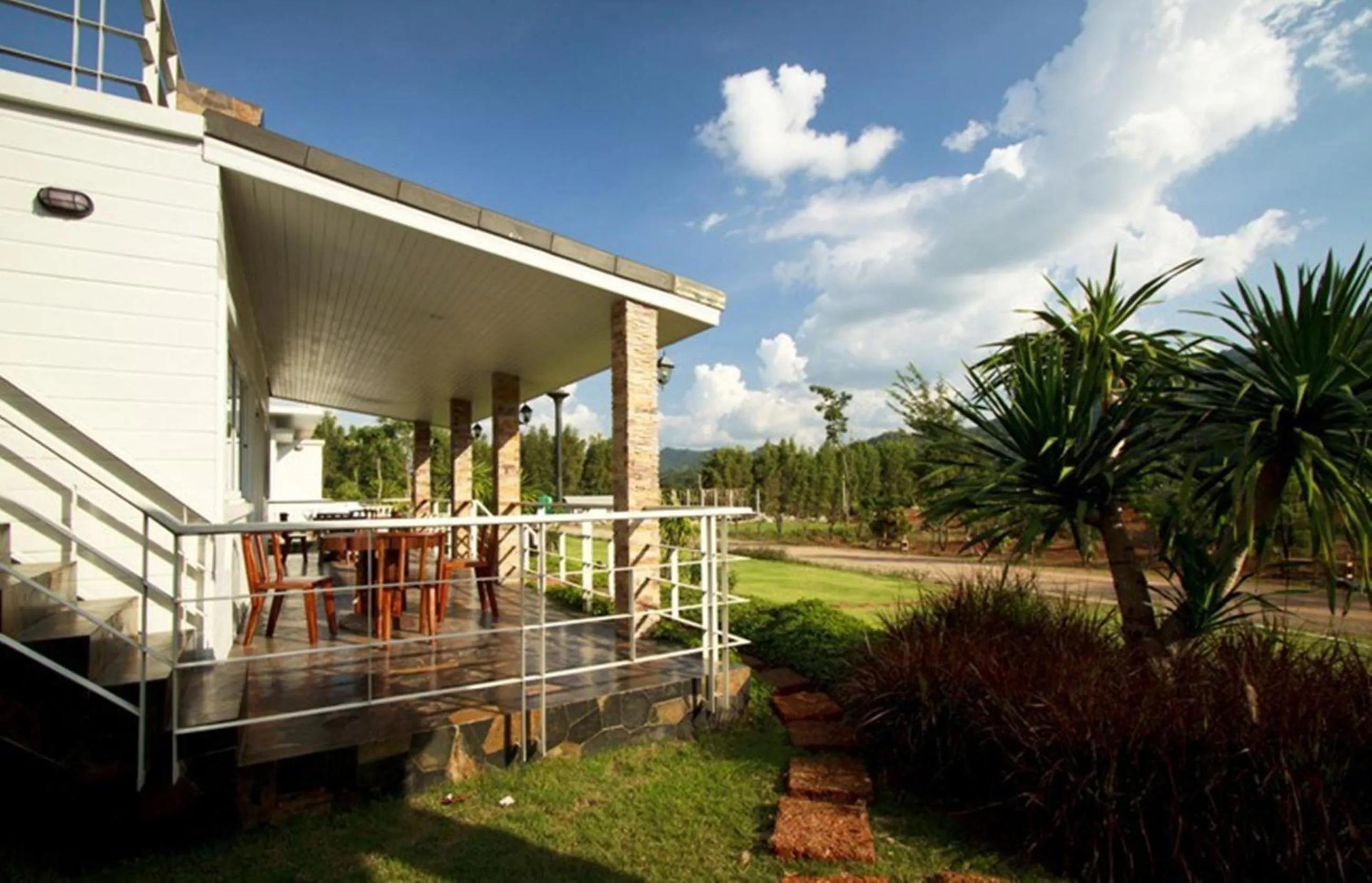 Balcony/Terrace in Yura Kiri Resort Khao Yai