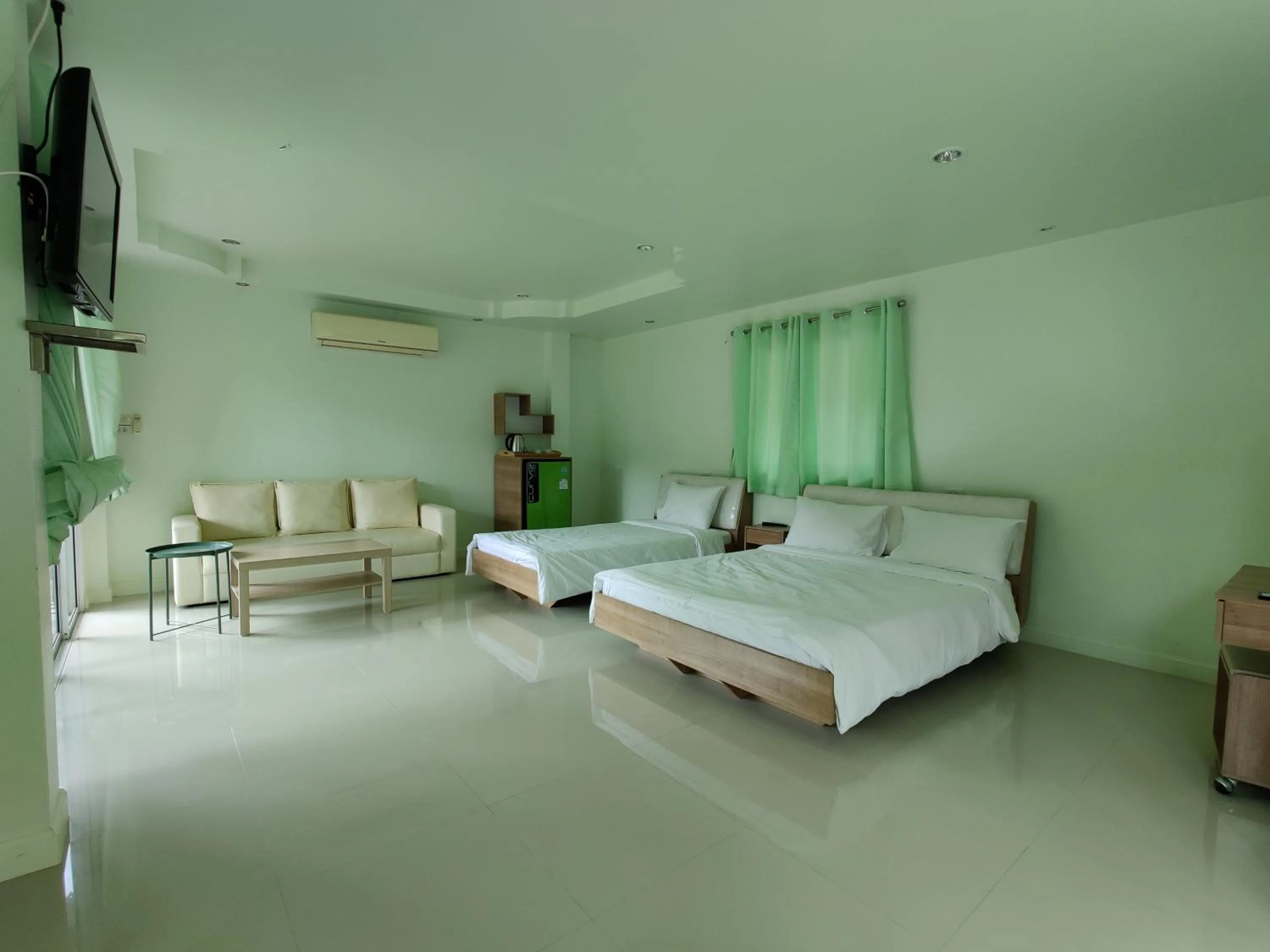 Photo of the whole room, Bed in Yura Kiri Resort Khao Yai