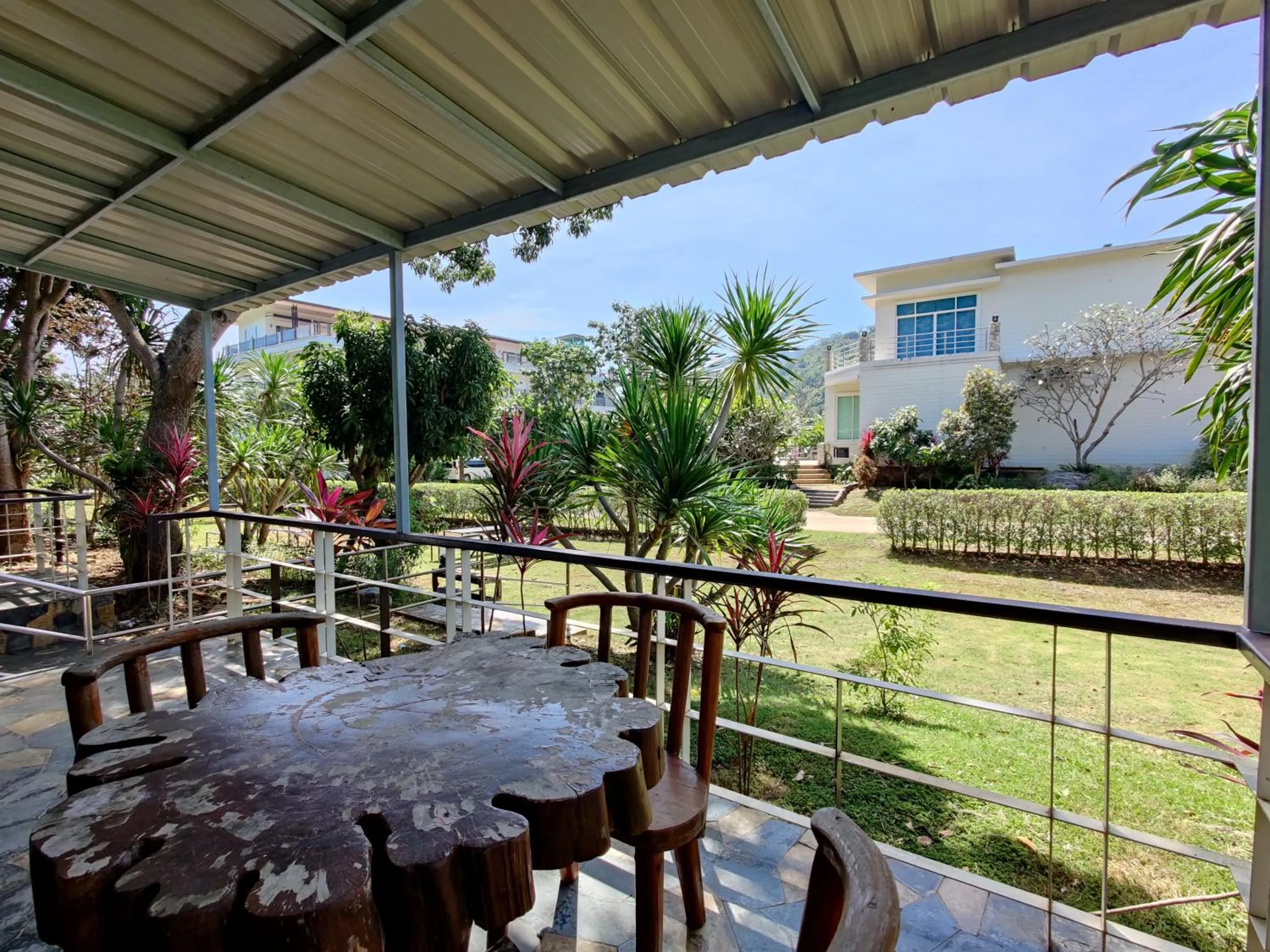 Balcony/Terrace in Yura Kiri Resort Khao Yai