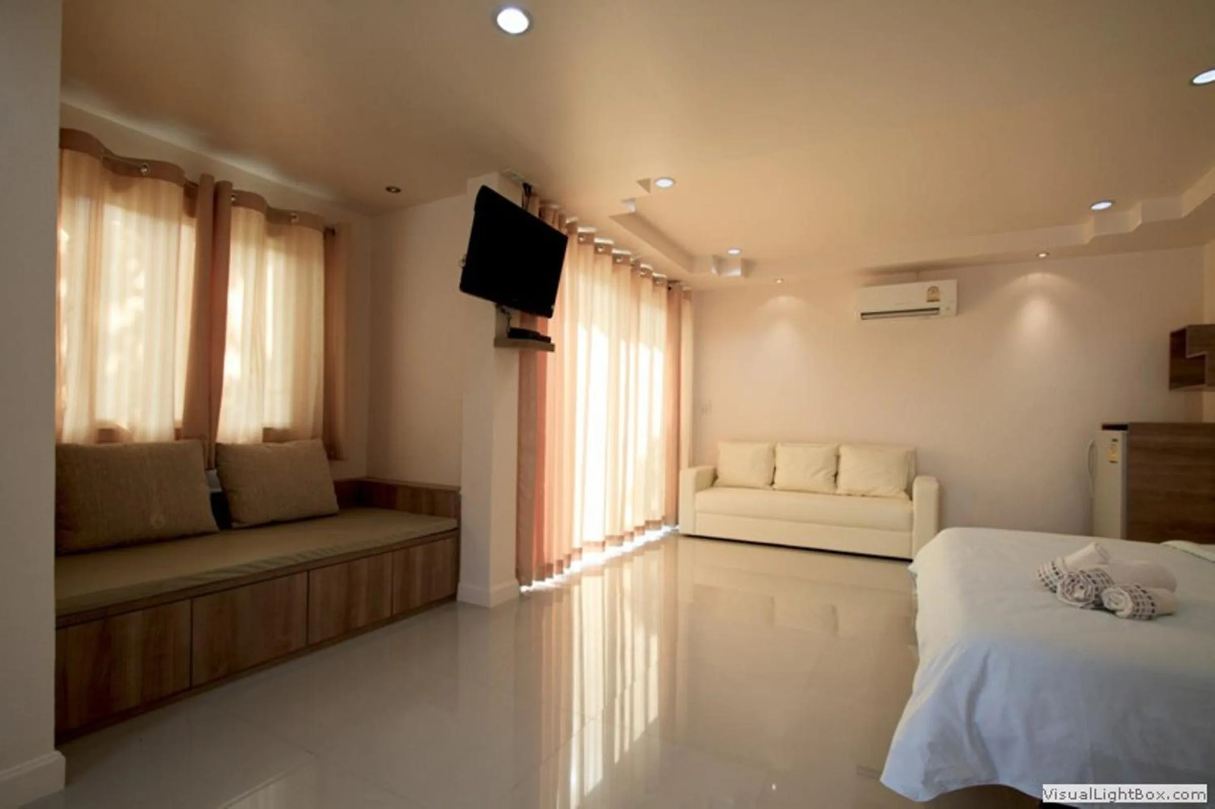 Photo of the whole room, Bed in Yura Kiri Resort Khao Yai