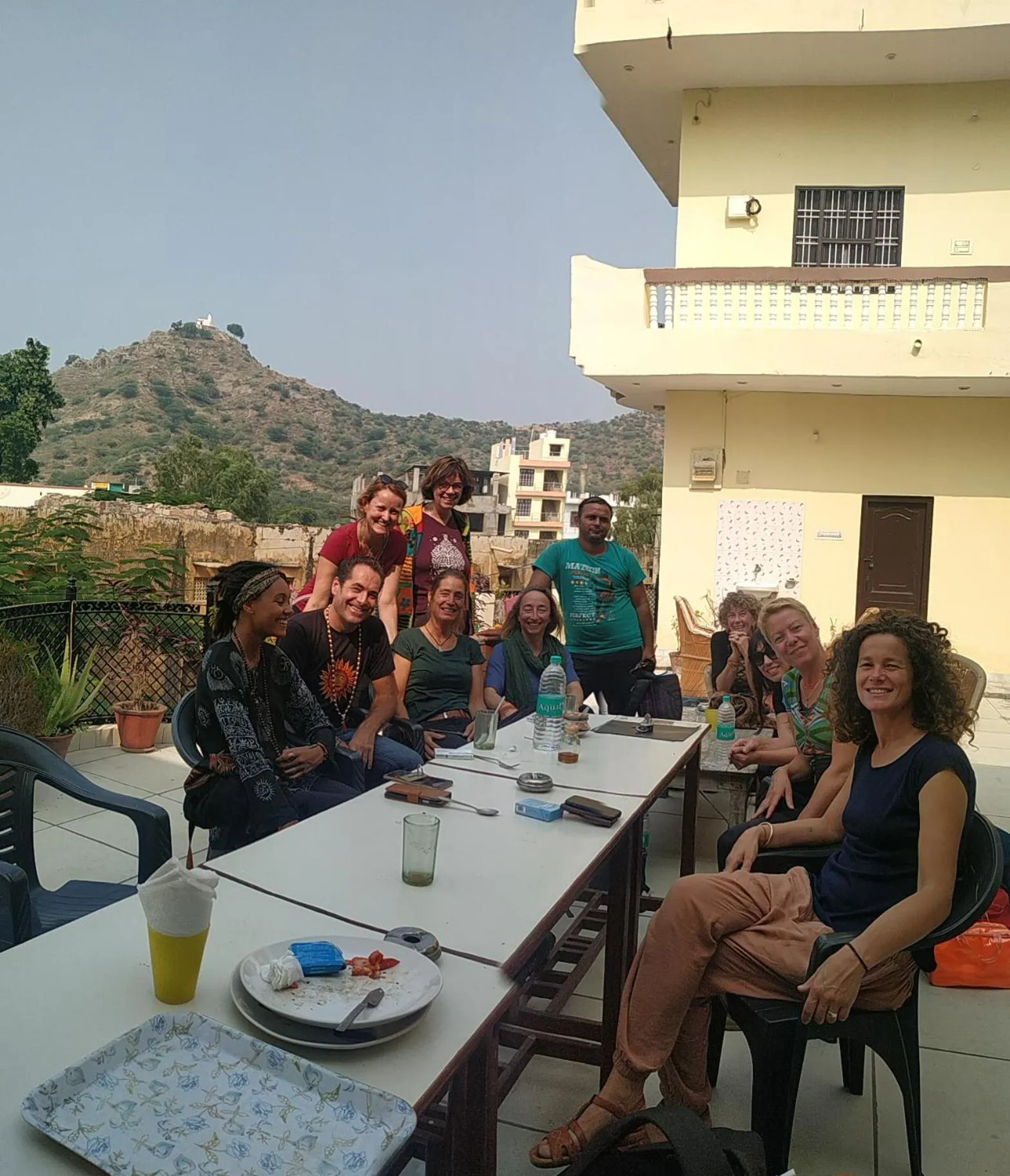 Dining area in Keshav Palace -A Family Homestay