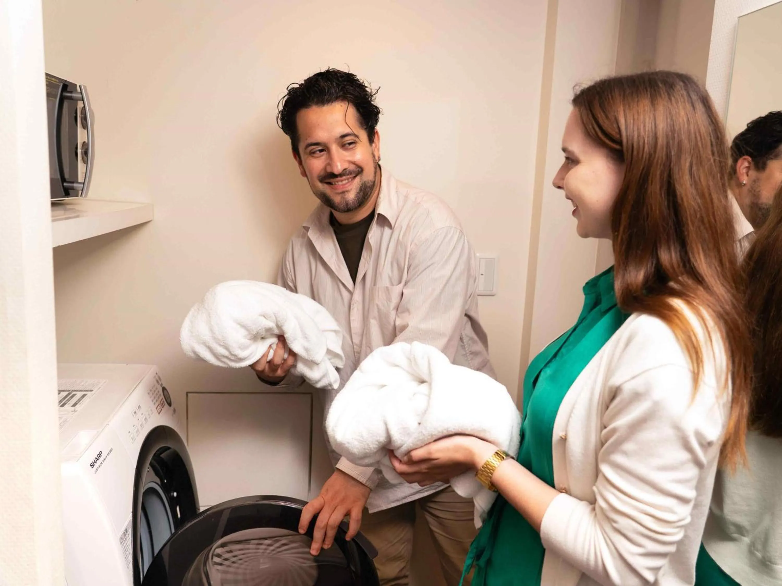 washing machine in Tokyu Stay Monzen-Nakacho Tokyo