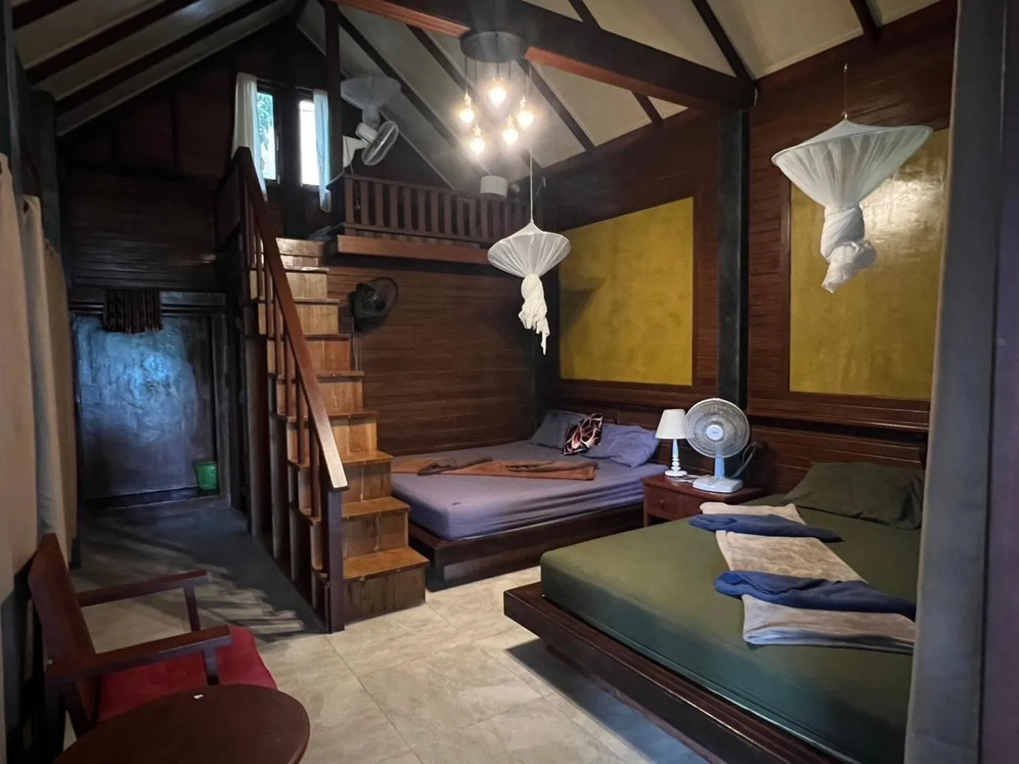 Bed in Smile Bungalow Bottle Beach