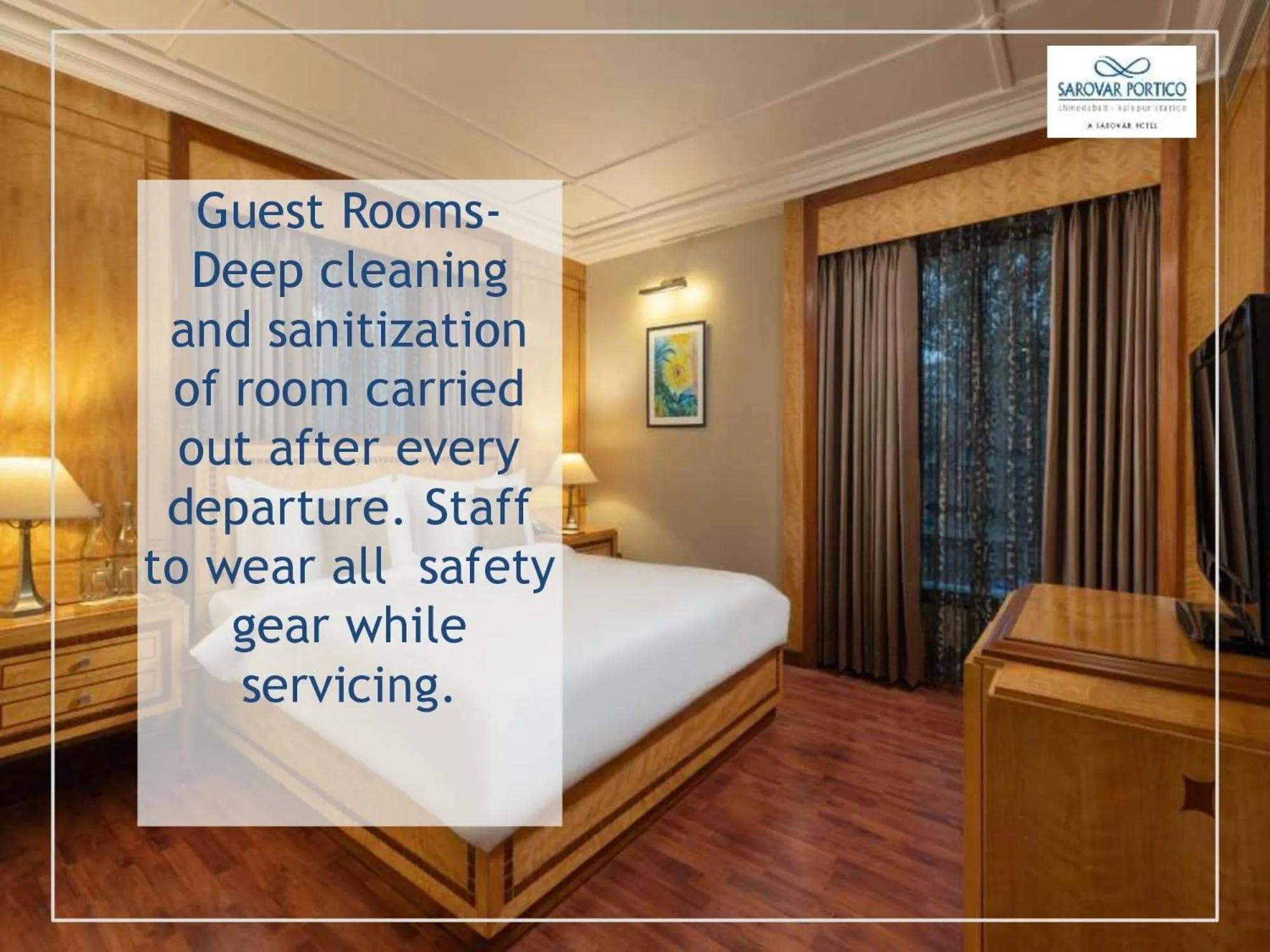 Bed in Sarovar Portico Kalupur Ahmedabad