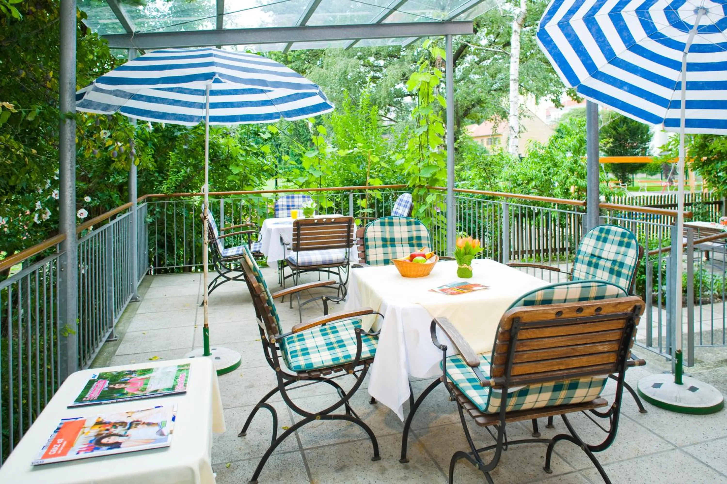 Balcony/Terrace in Haus Mobene - Hotel Garni
