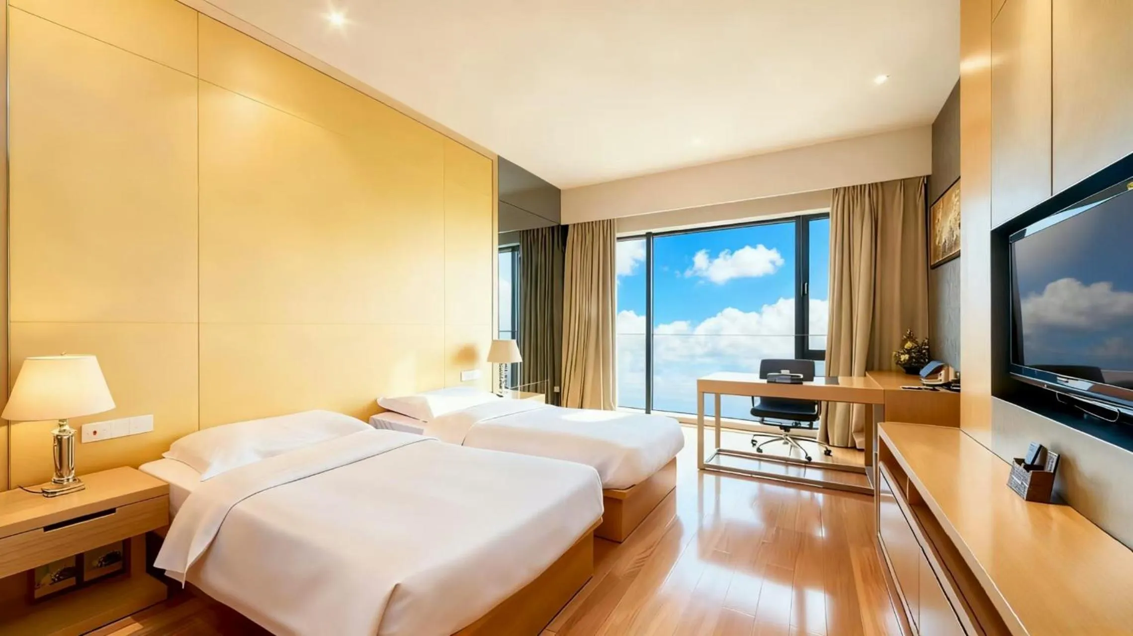 Property building, Bed in HeeFun Apartment GZ -Poly World Trading Center