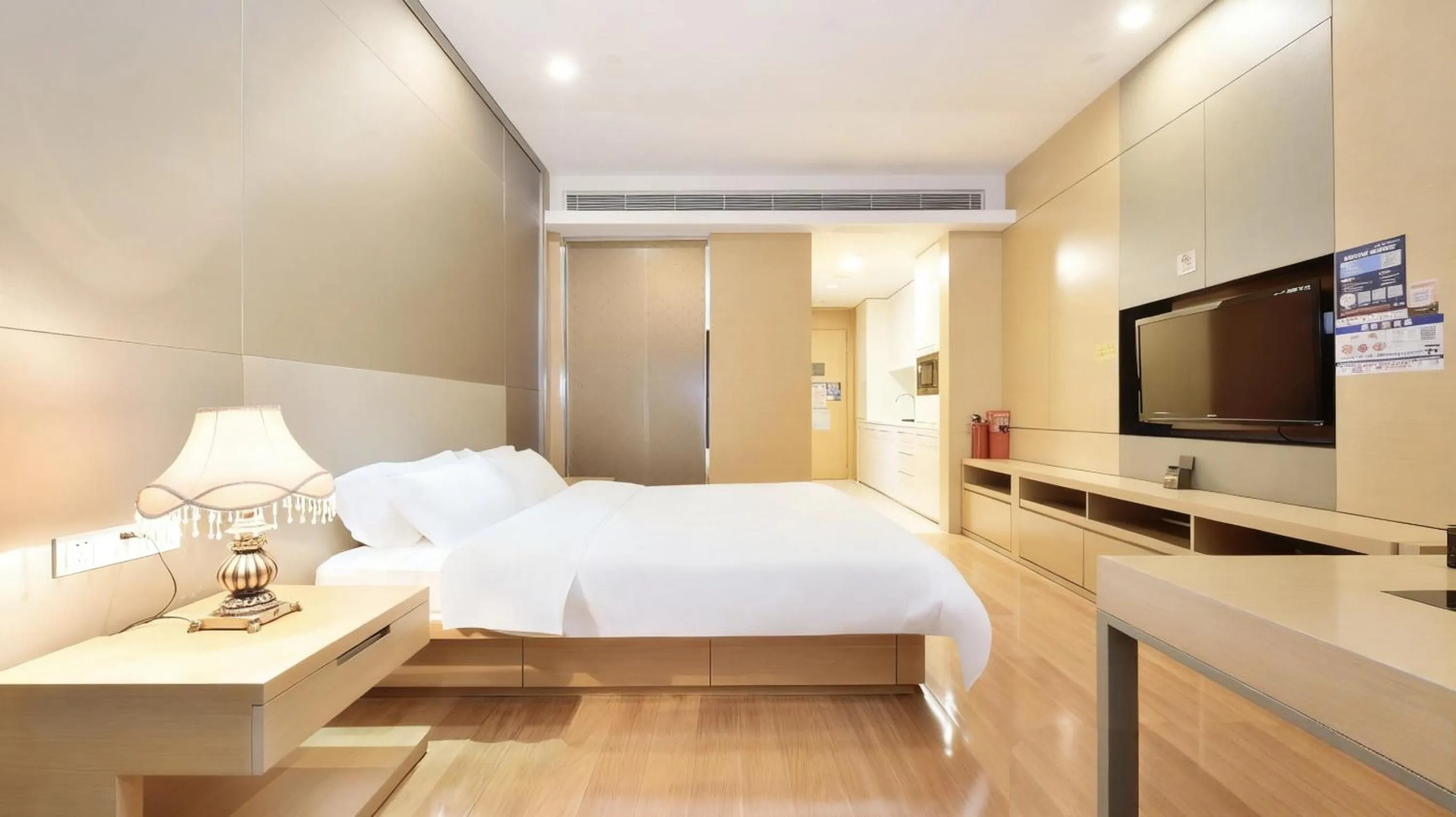 Bed in HeeFun Apartment GZ -Poly World Trading Center