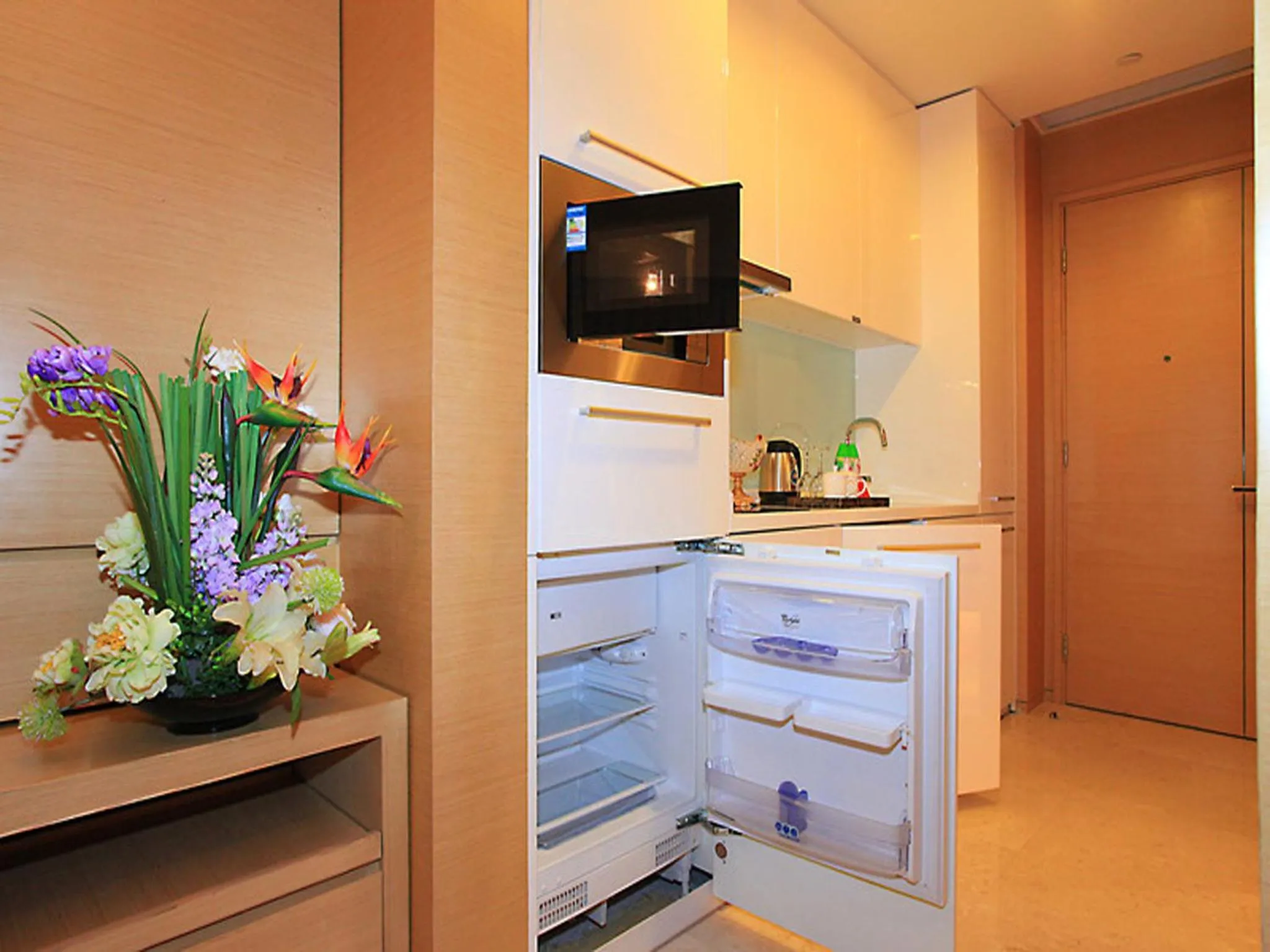 Kitchen or kitchenette in HeeFun Apartment GZ -Poly World Trading Center