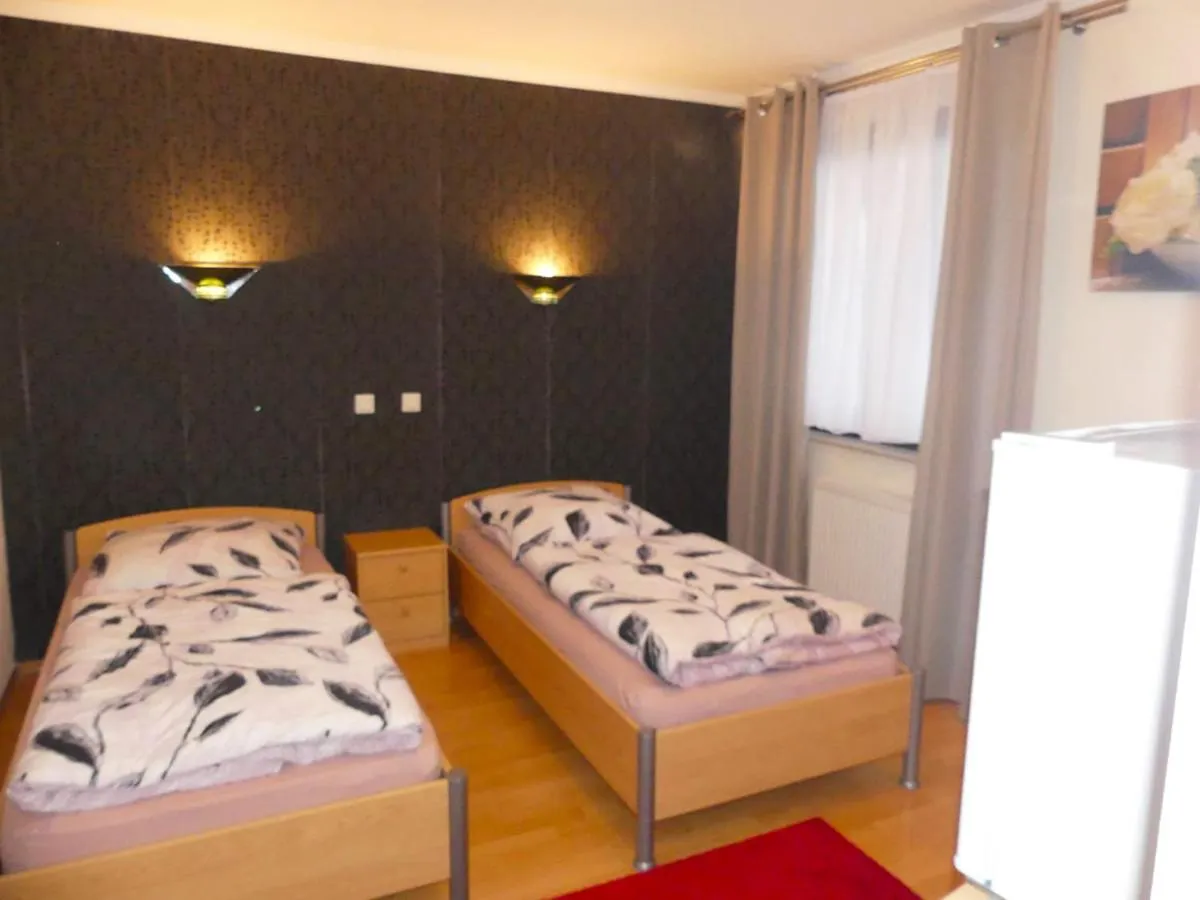 Bed in Hotel Akropolis