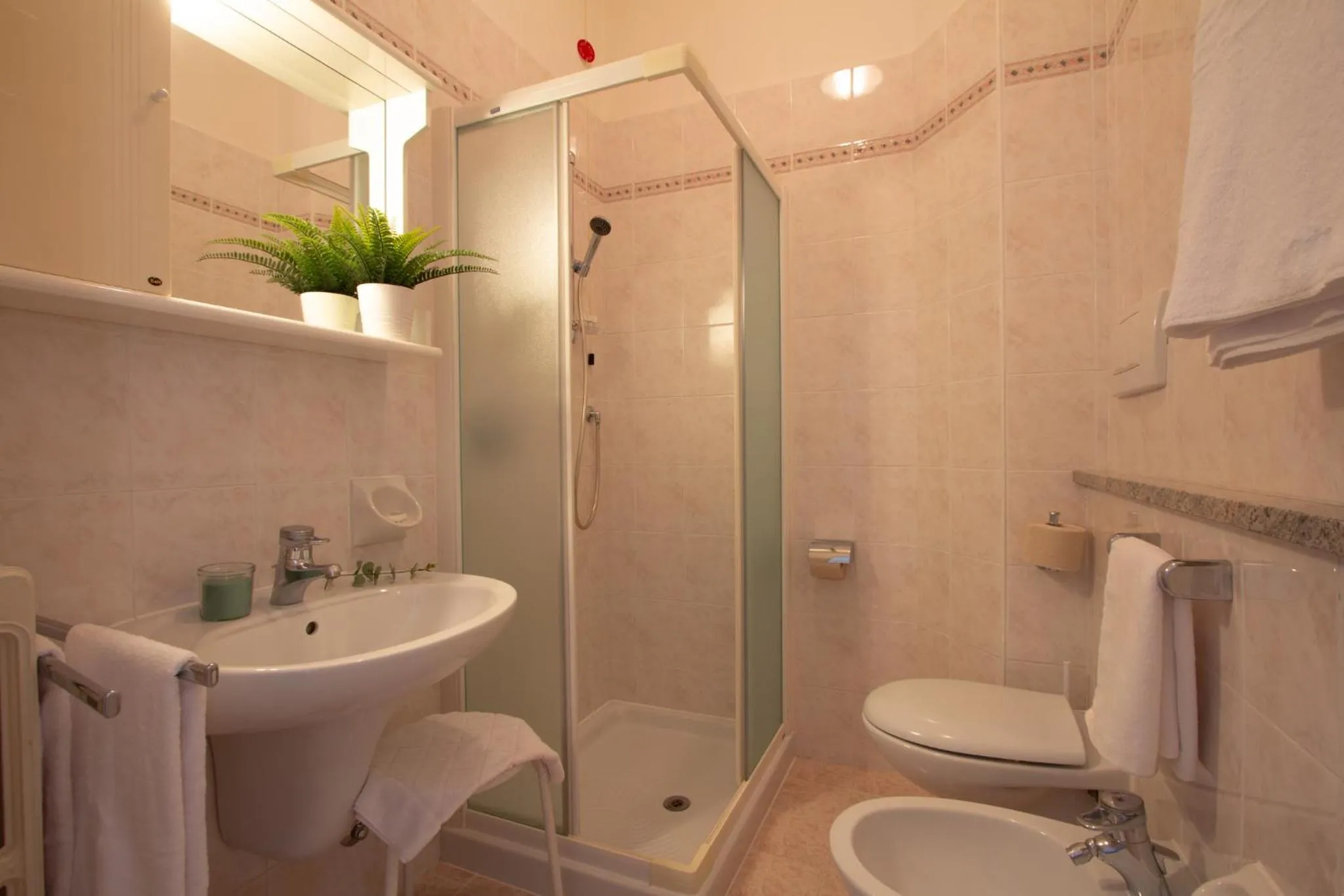 Shower in Hotel Benacus Torri del Benaco