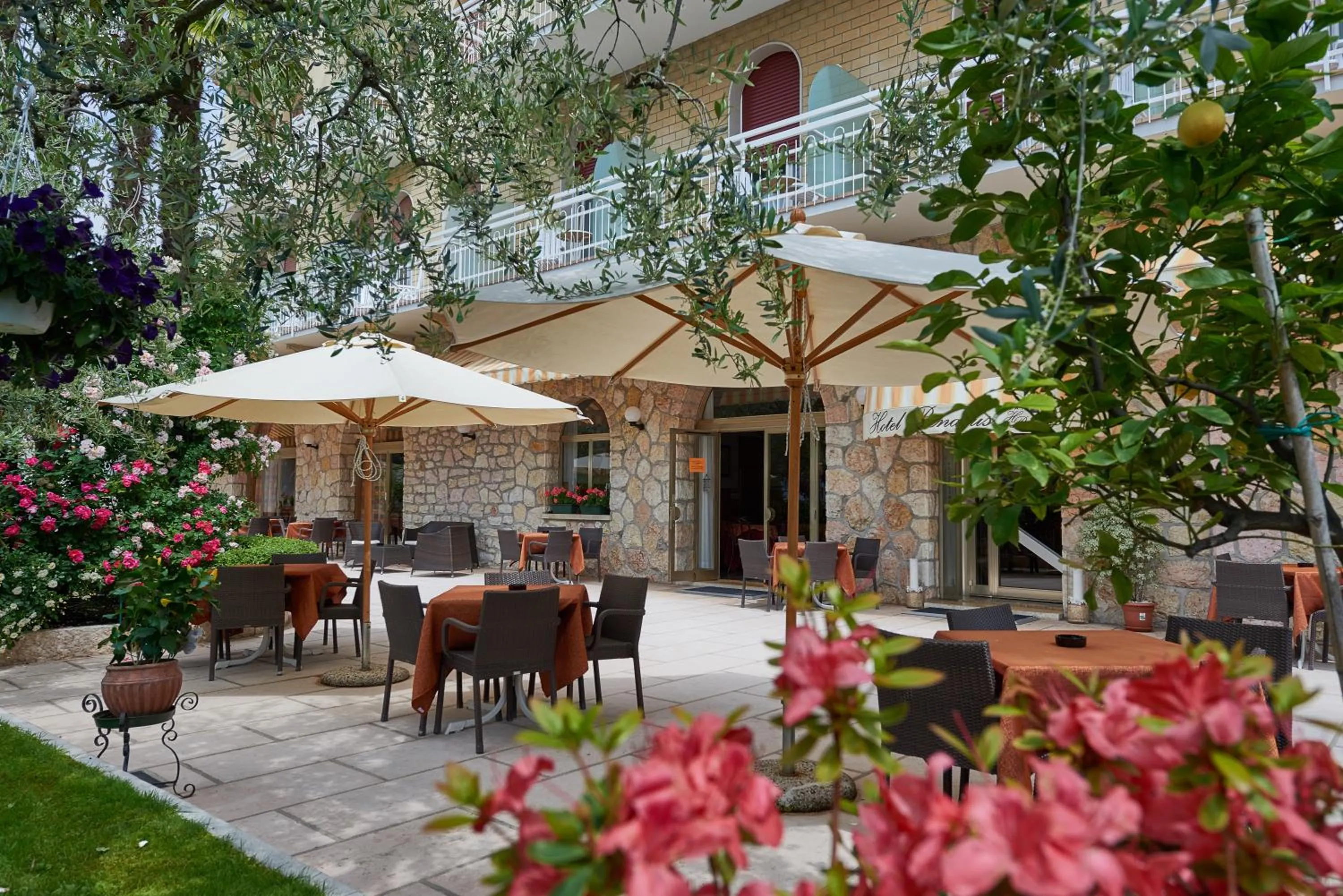 Garden in Hotel Benacus Torri del Benaco