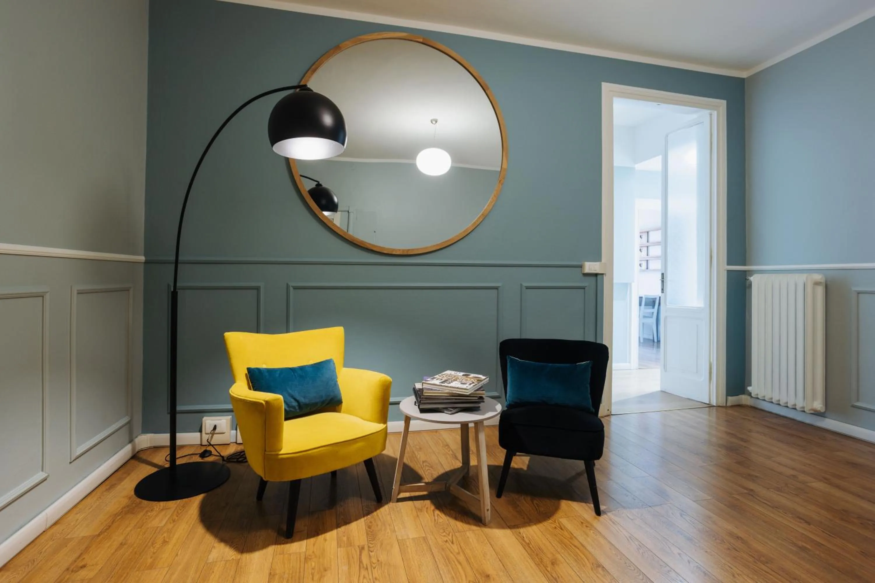 Living room in Palazzo Dalla Rosa Prati