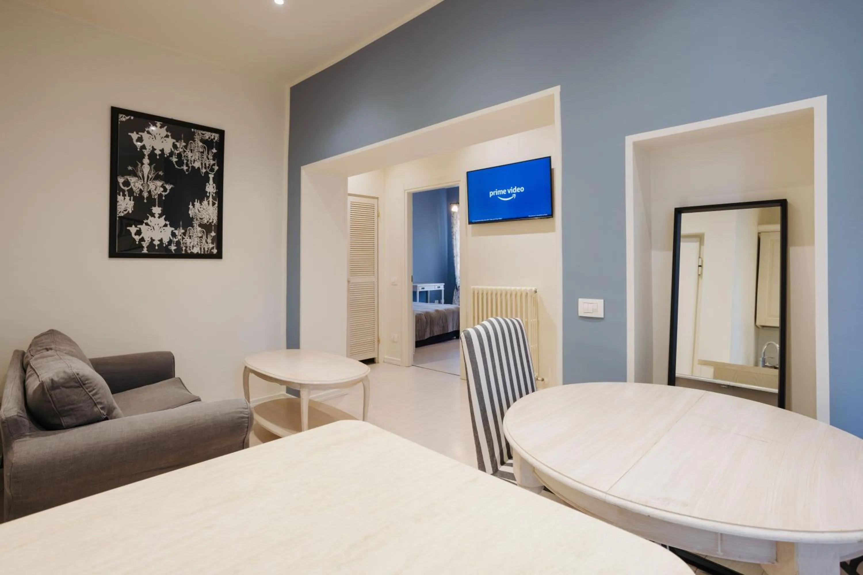 Living room, Bed in Palazzo Dalla Rosa Prati