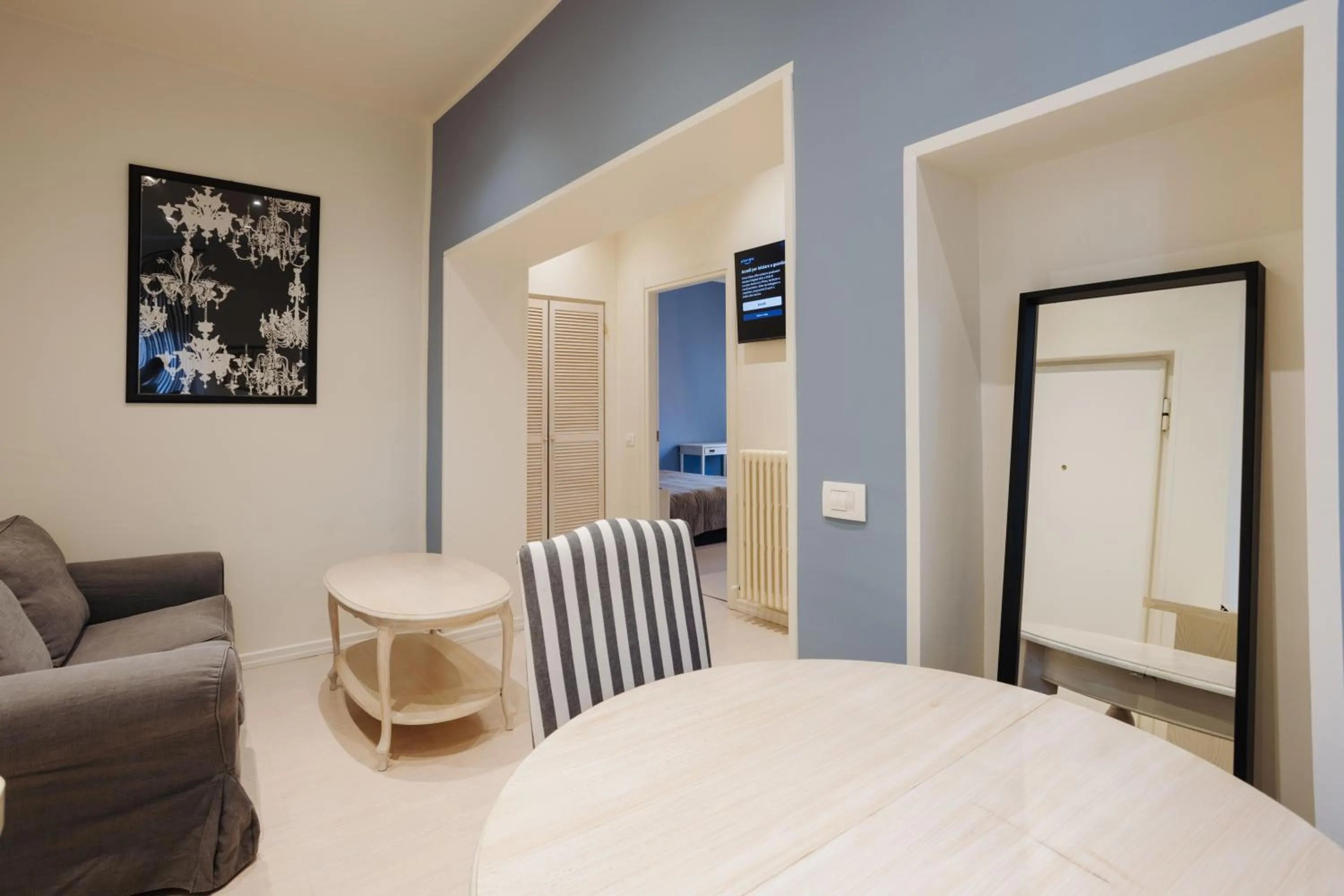 Living room, Bed in Palazzo Dalla Rosa Prati