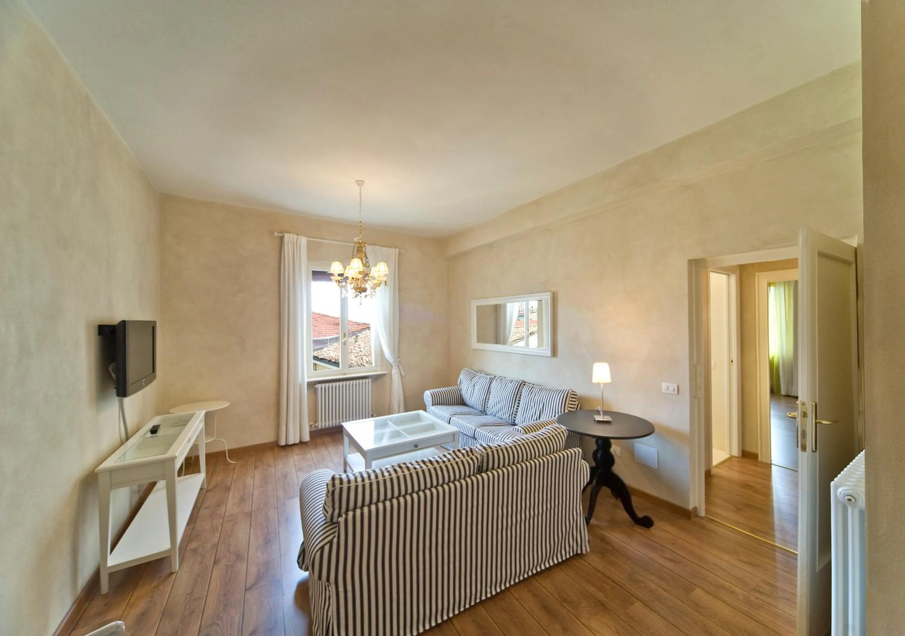 Living room, Bed in Palazzo Dalla Rosa Prati