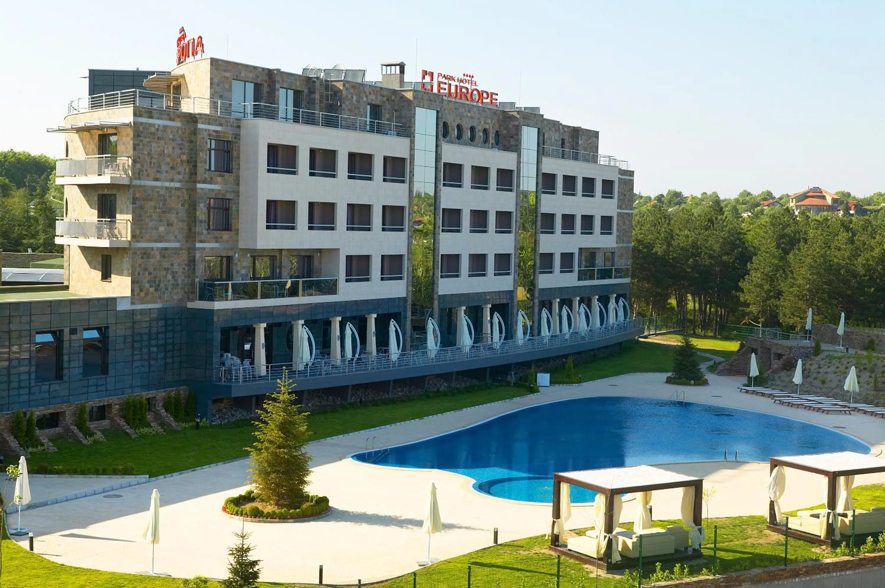 Facade/entrance in Park Hotel Green Europe