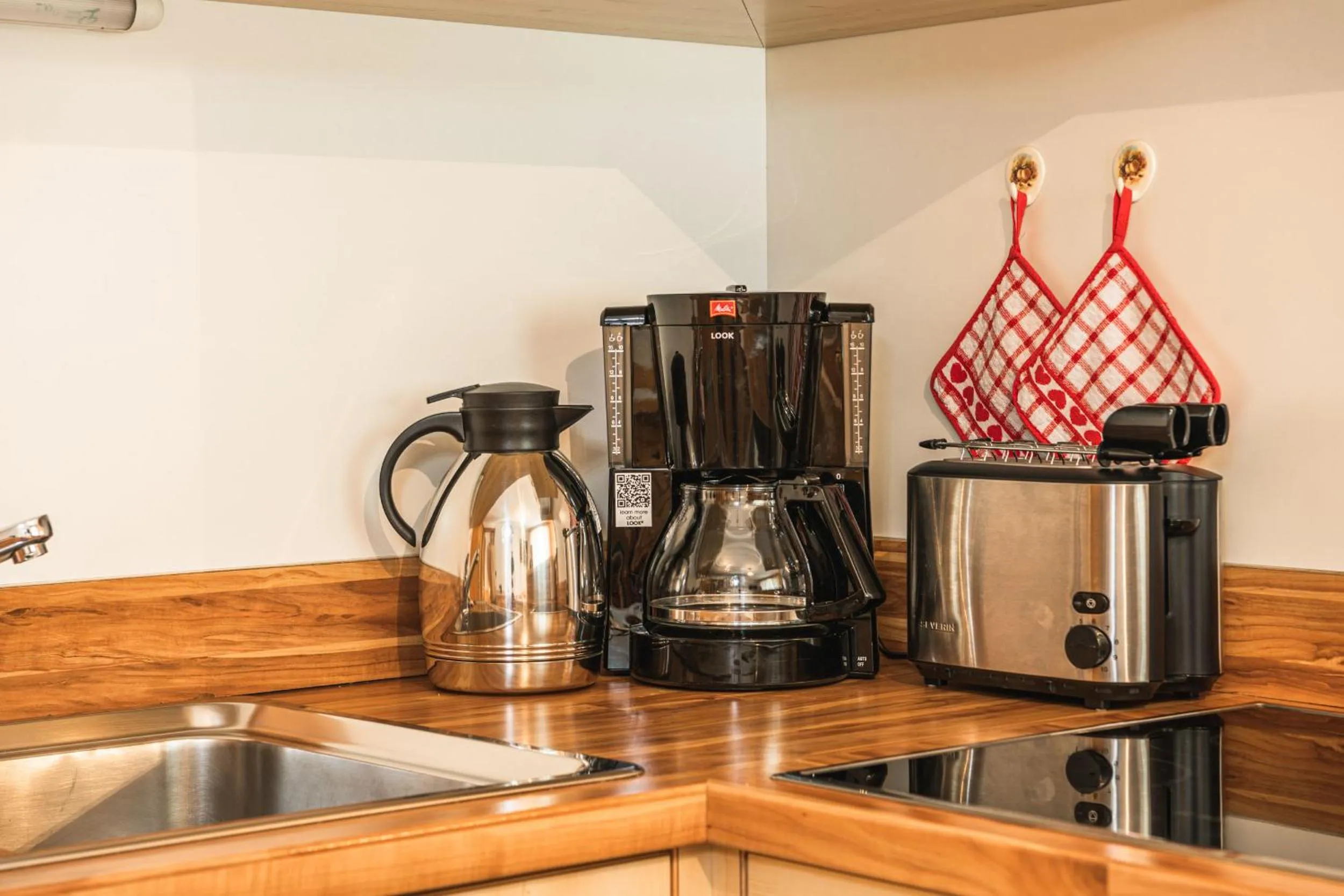 Coffee/tea facilities in Residence Cesa Ladina