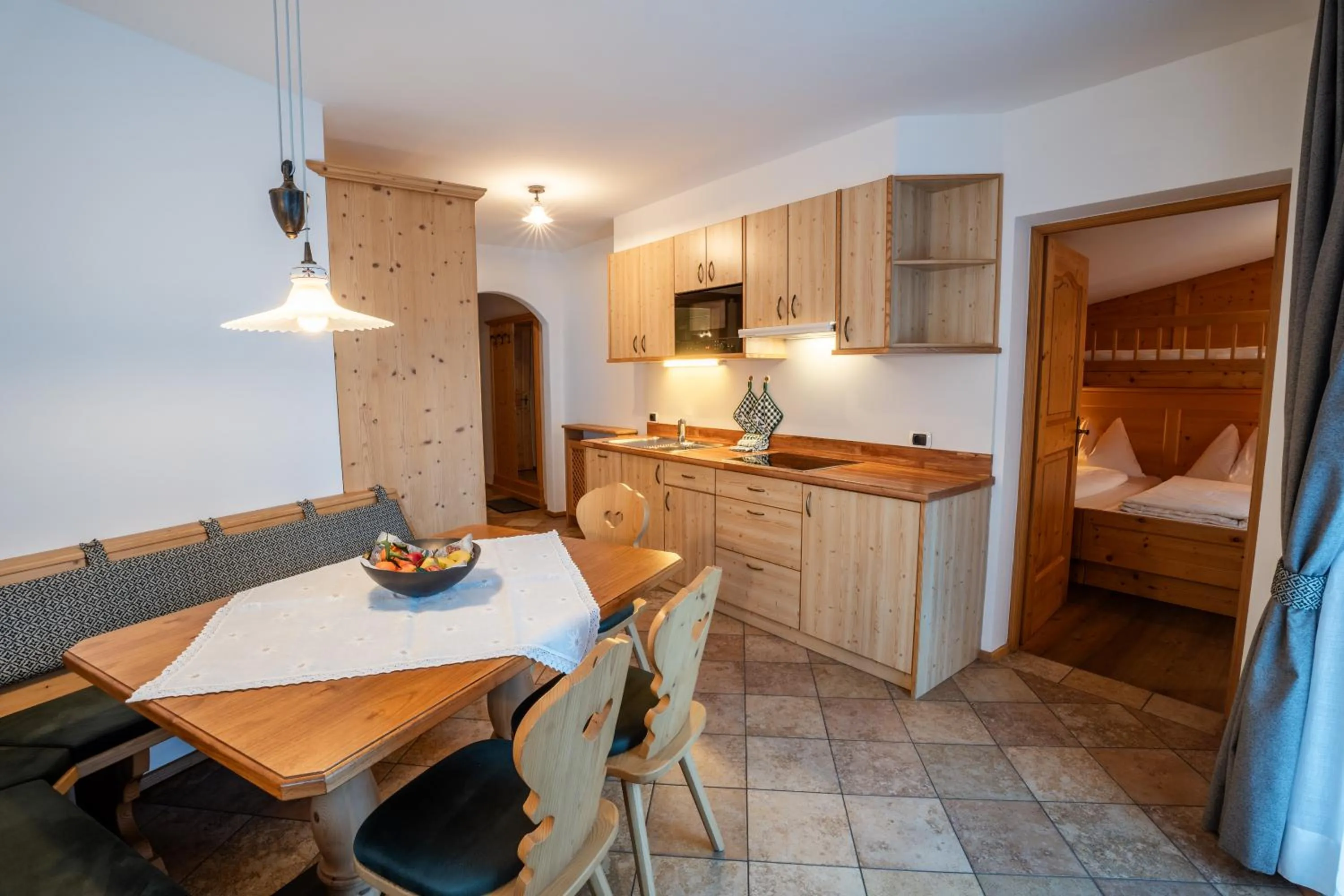 Kitchen or kitchenette in Residence Cesa Ladina