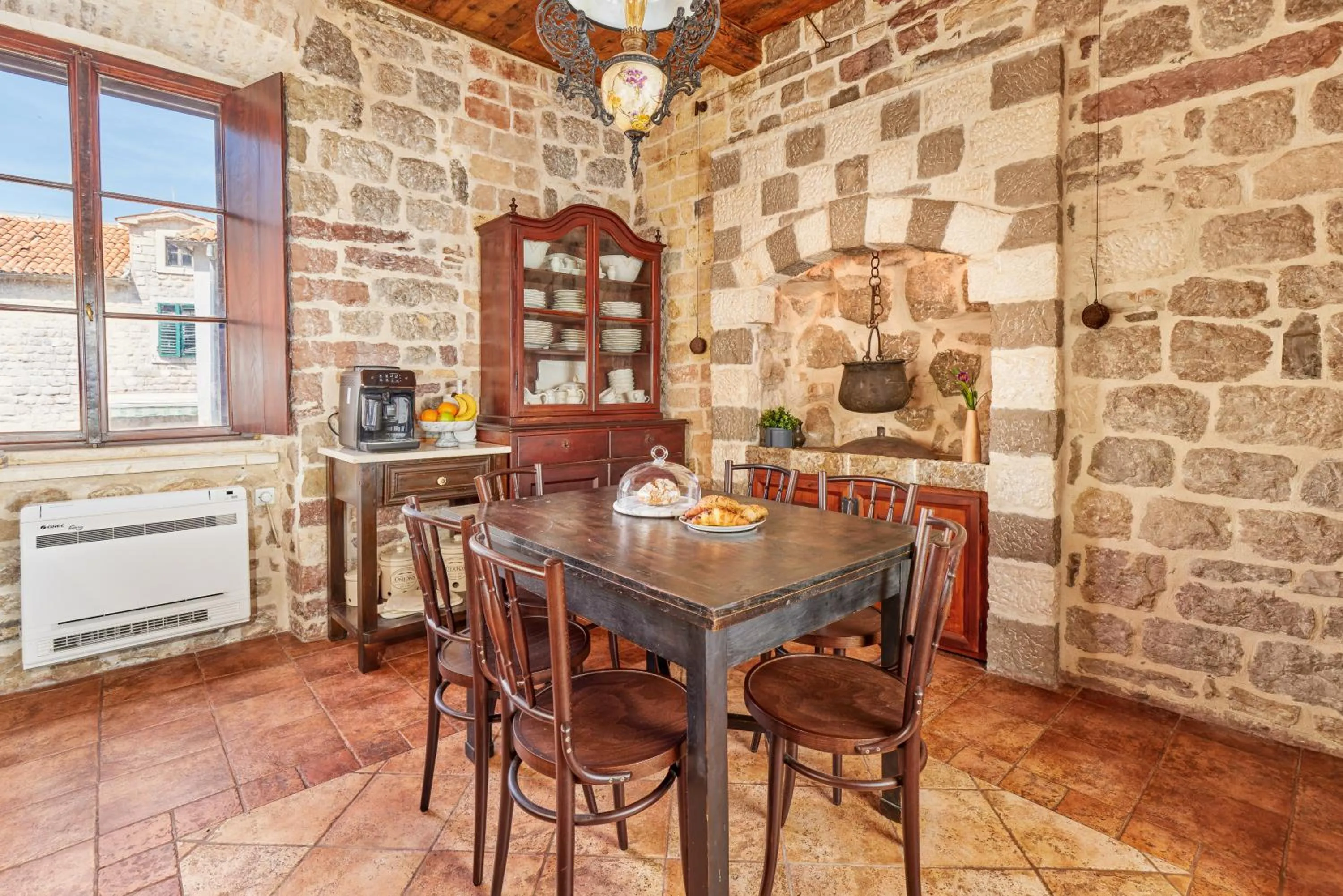 Dining area in Kotor Nest