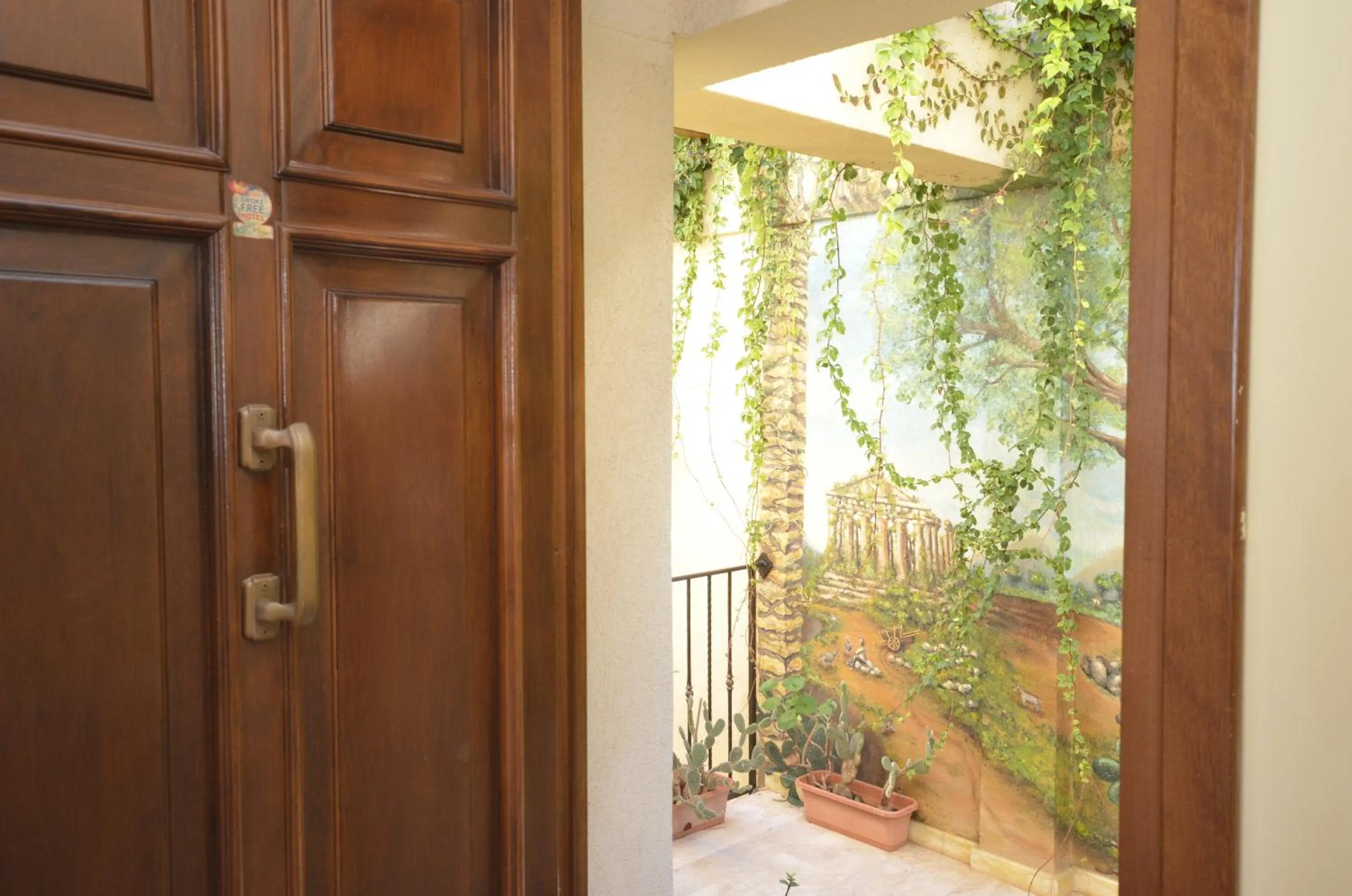 Facade/entrance in Krimar Hotel