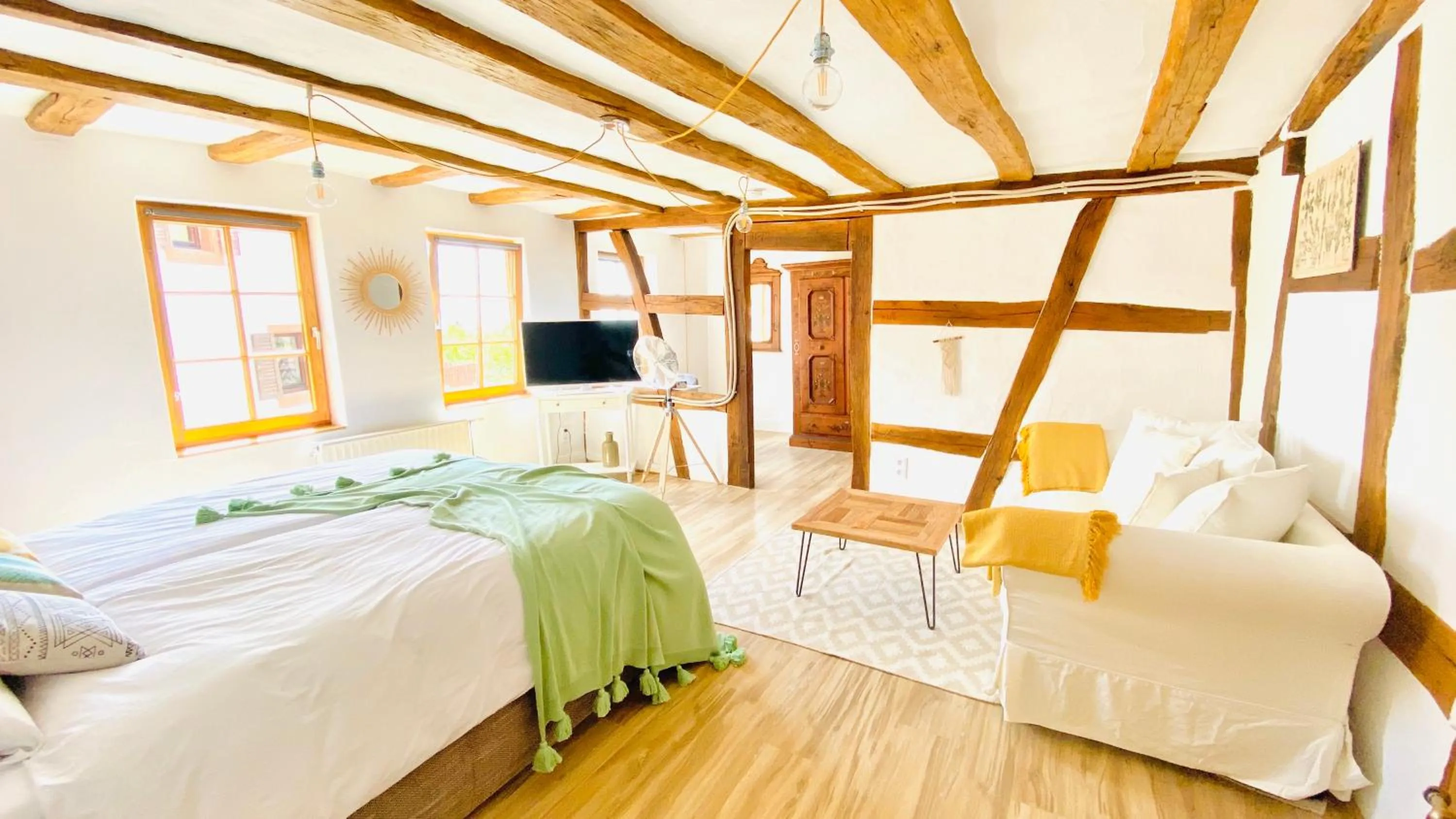 Photo of the whole room, Bed in LANDHOTEL 1707 by Landgasthof Zickler