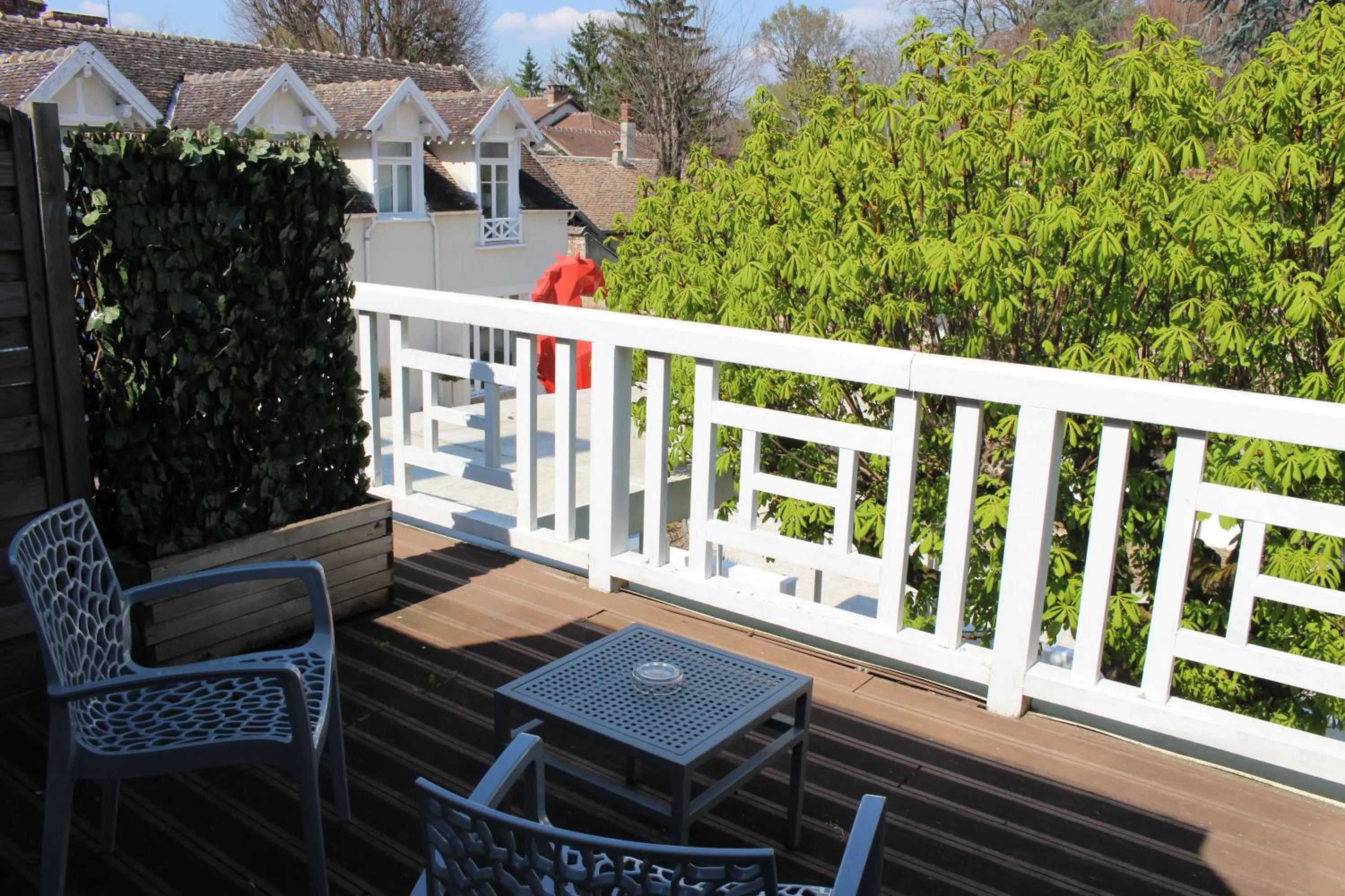 Balcony/Terrace in Les Pleiades Hôtel-Spa-Restaurant