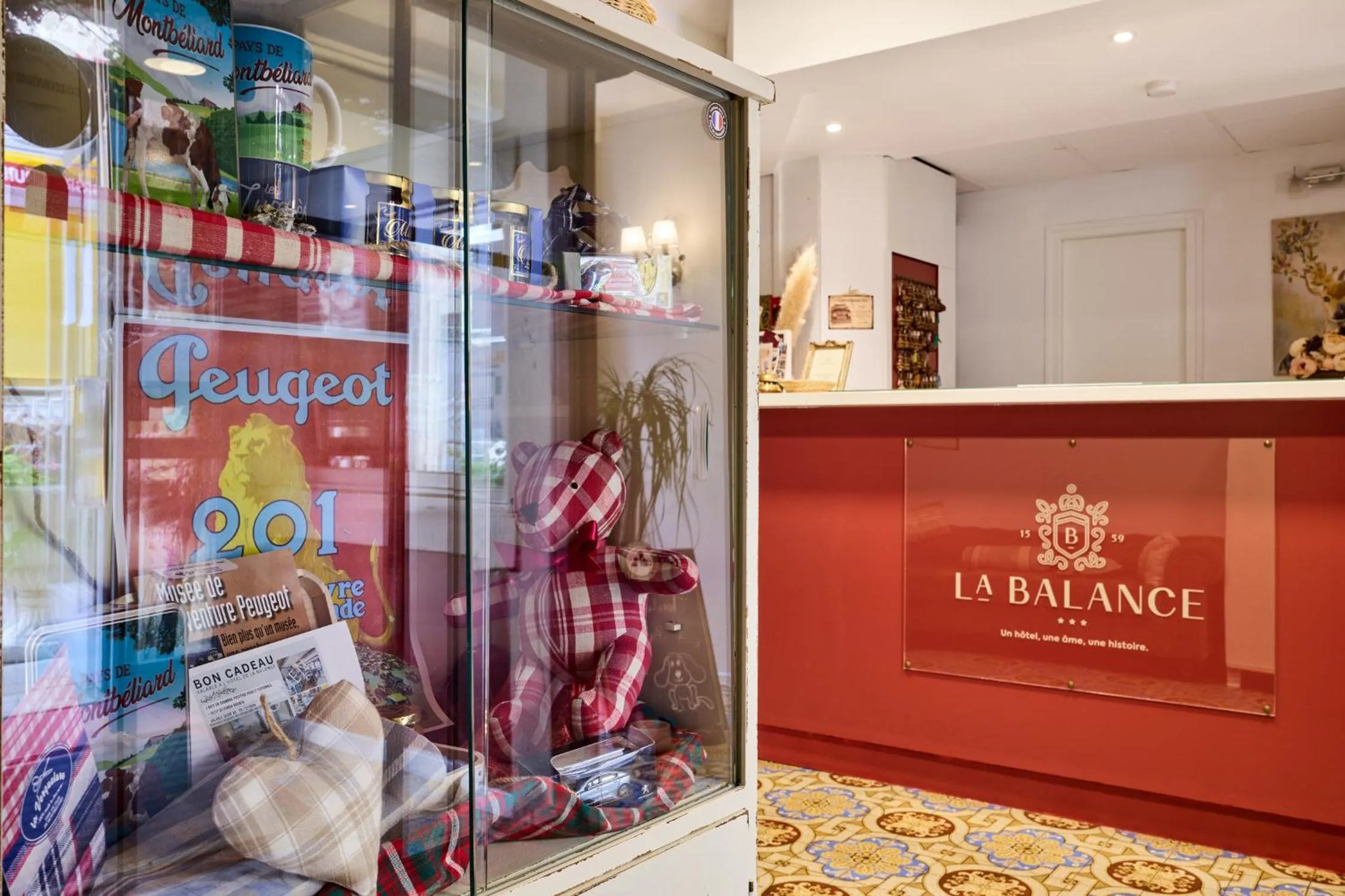 Property building in The Originals Boutique, Hôtel de la Balance, Montbéliard