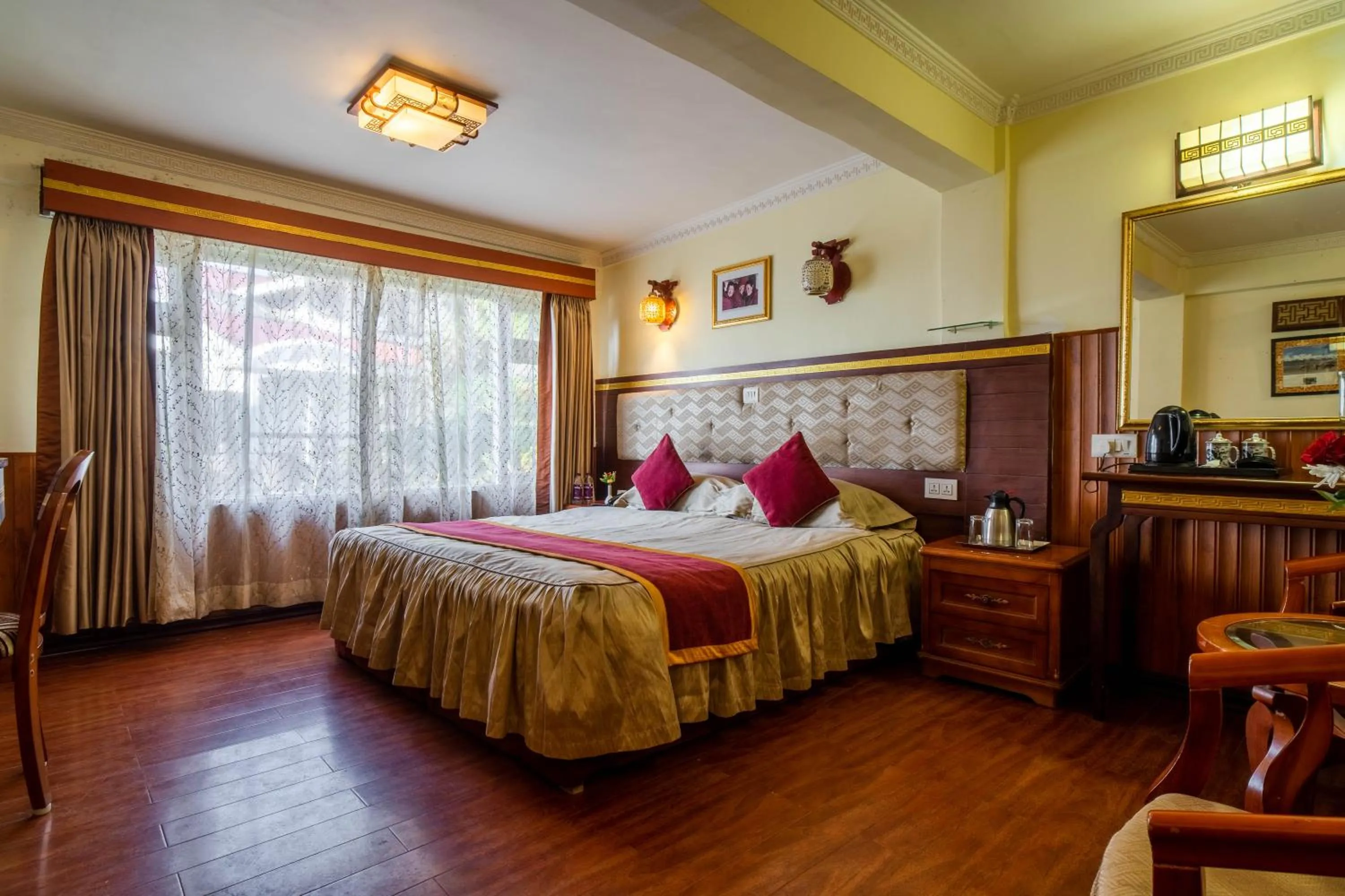 Bedroom, Bed in Little Tibet Resort Mall Road