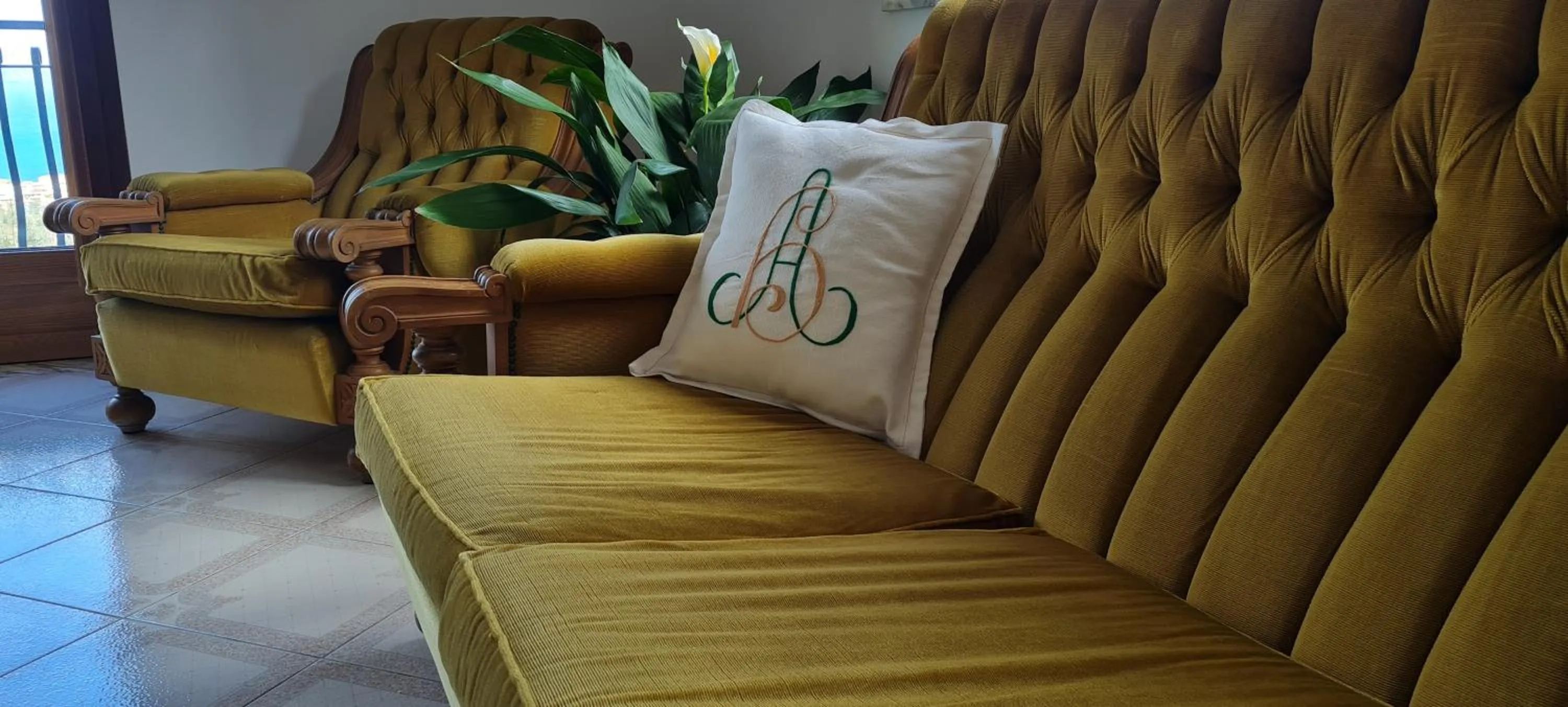 Living room in ACHILLE HOME B&B SORRENTO