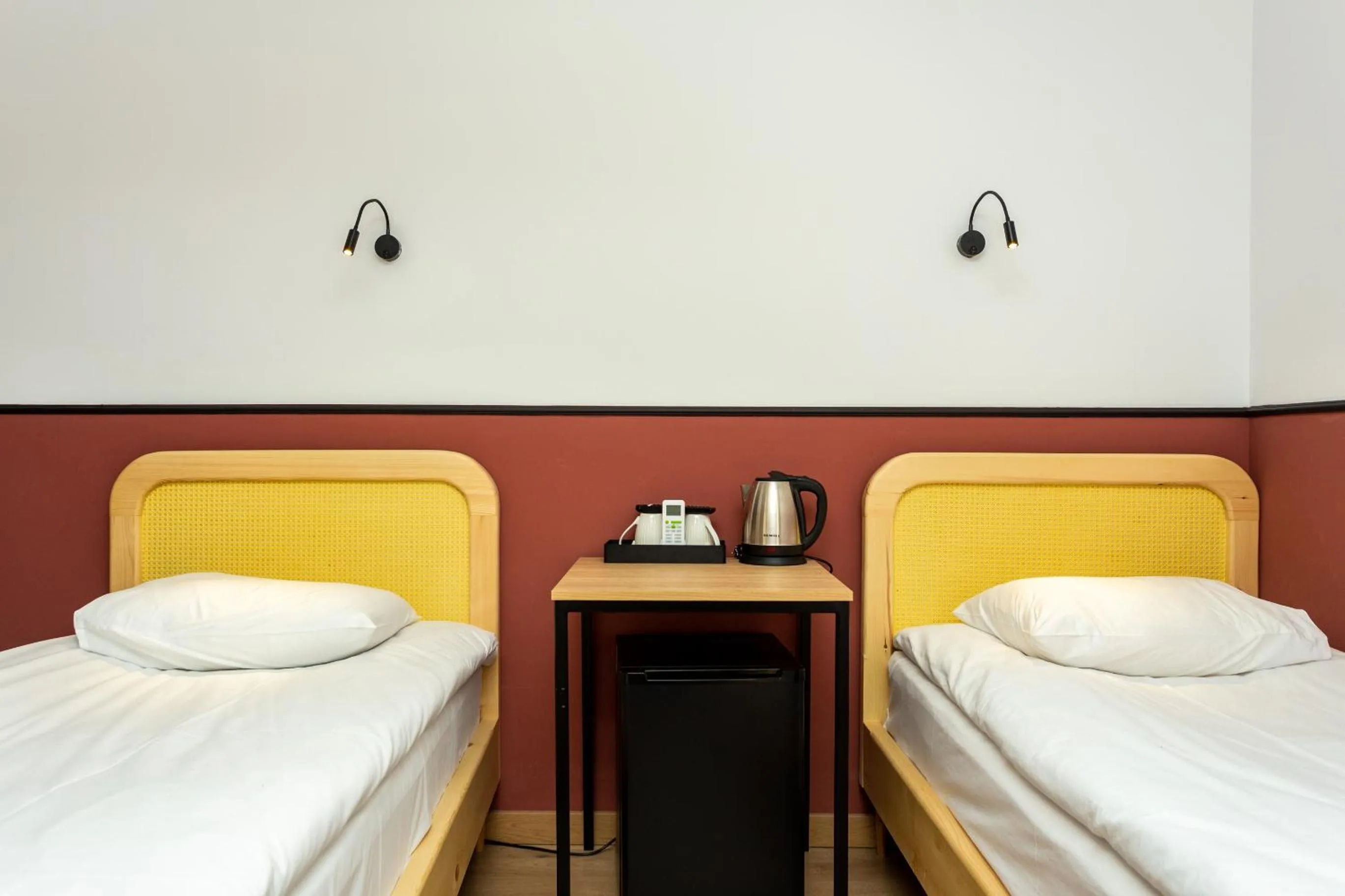 Bed in Shota Rustaveli Aparthotel