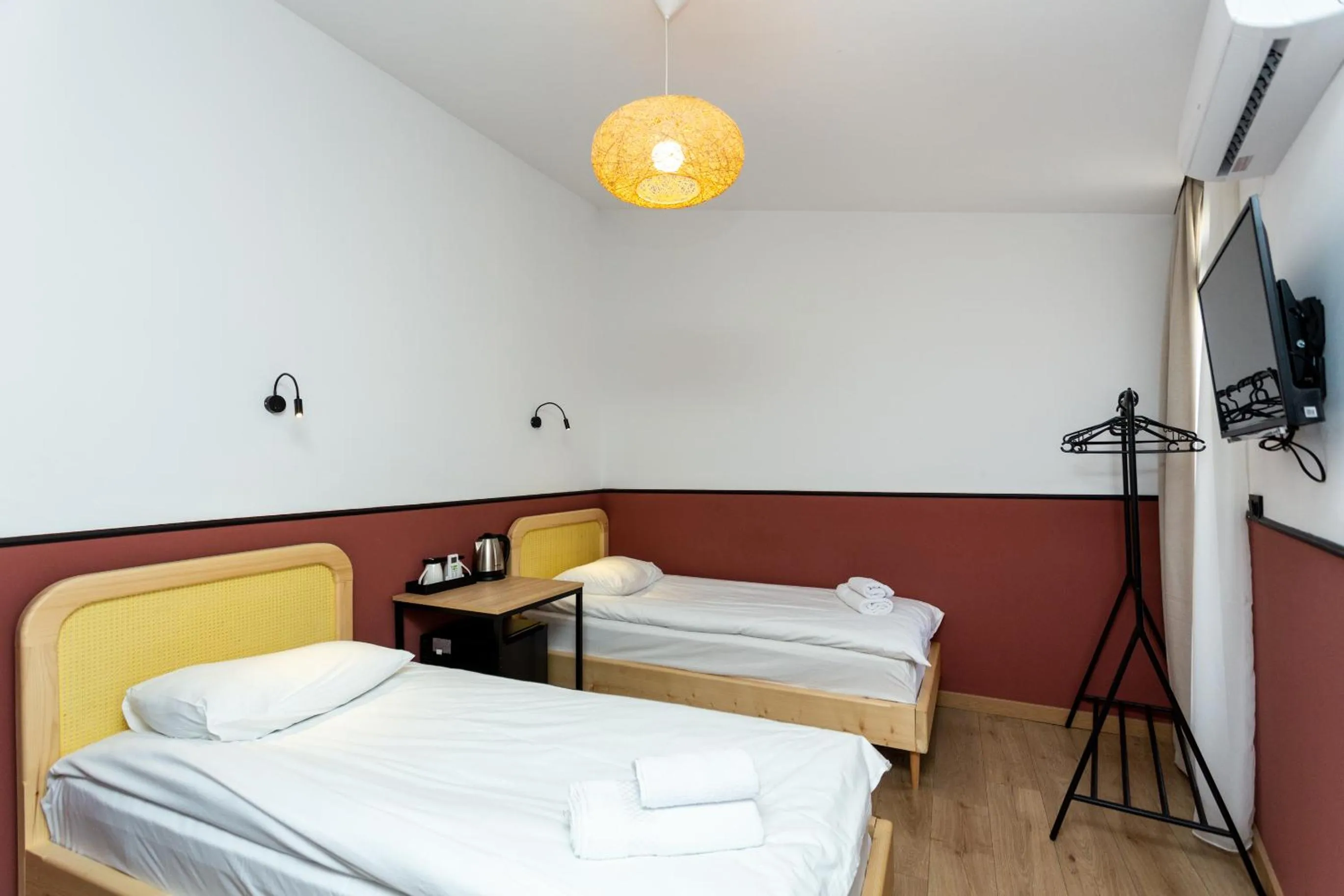 Bed in Shota Rustaveli Aparthotel