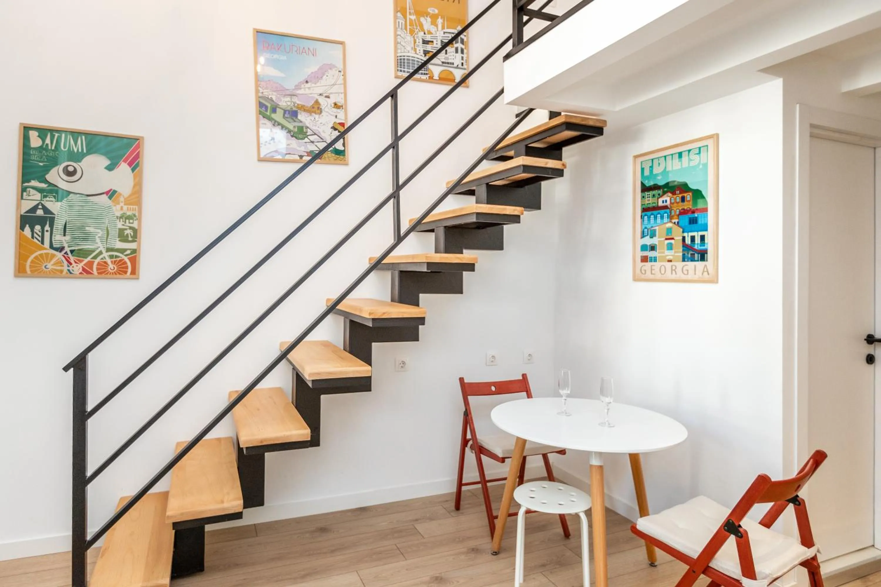 Living room in Shota Rustaveli Aparthotel