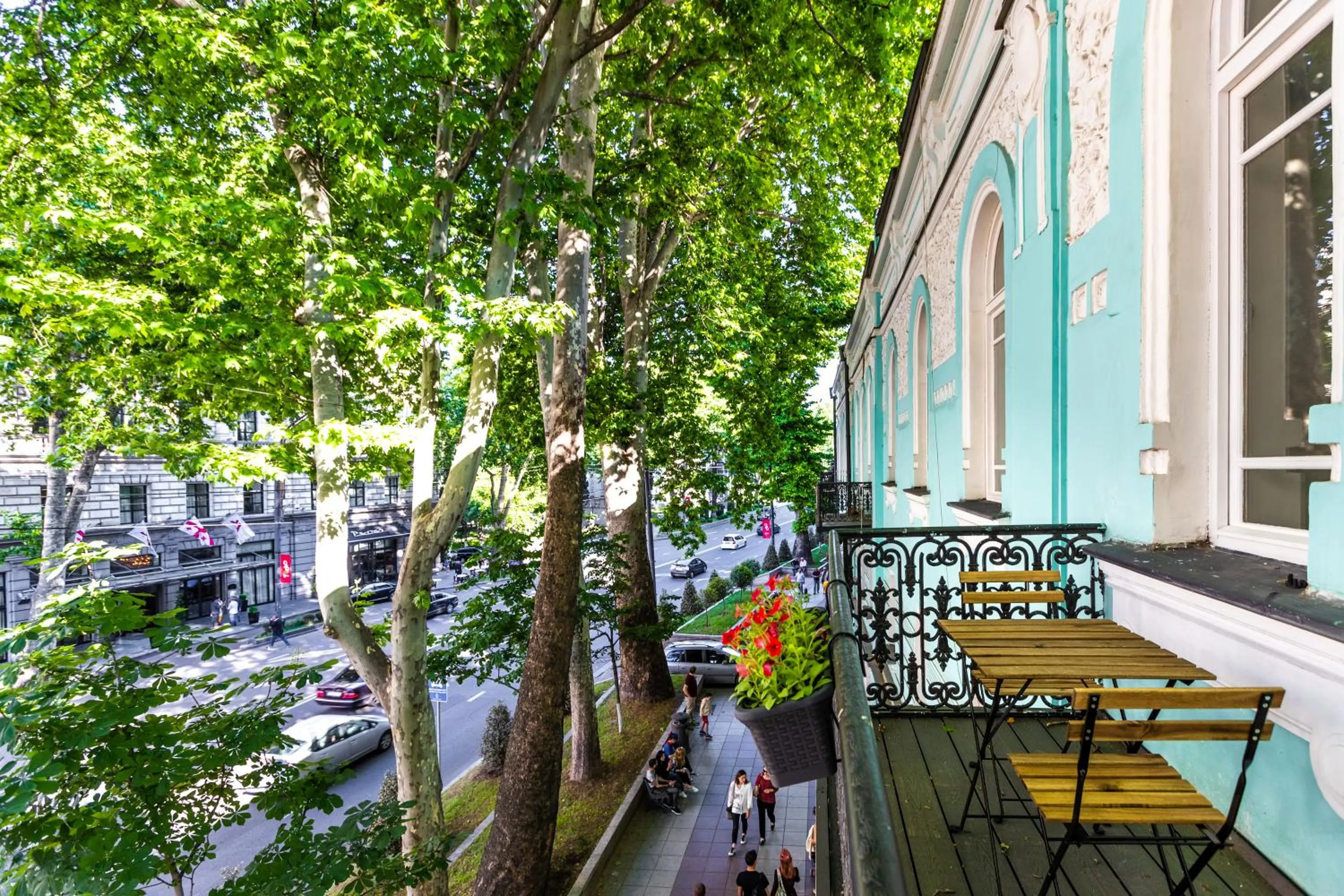 Patio in Shota Rustaveli Aparthotel