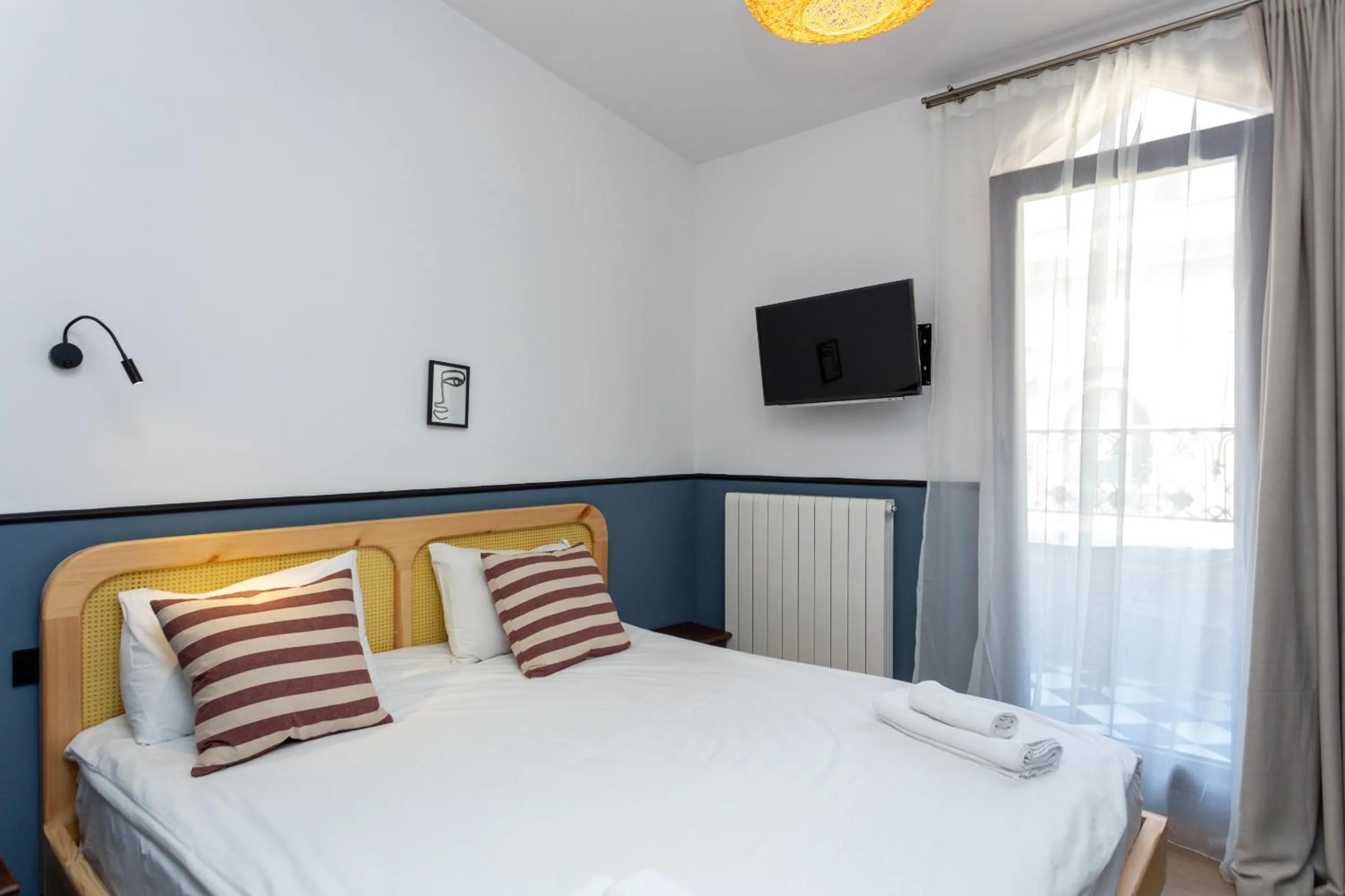 Bedroom, Bed in Shota Rustaveli Aparthotel