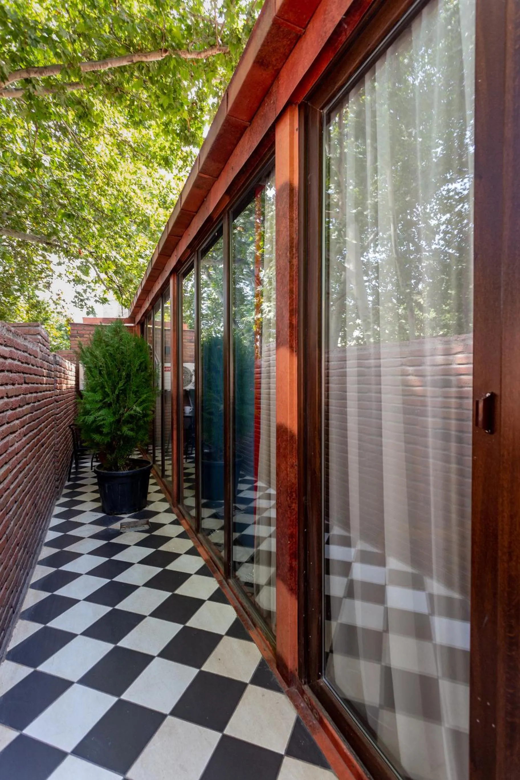 Balcony/Terrace in Shota Rustaveli Aparthotel