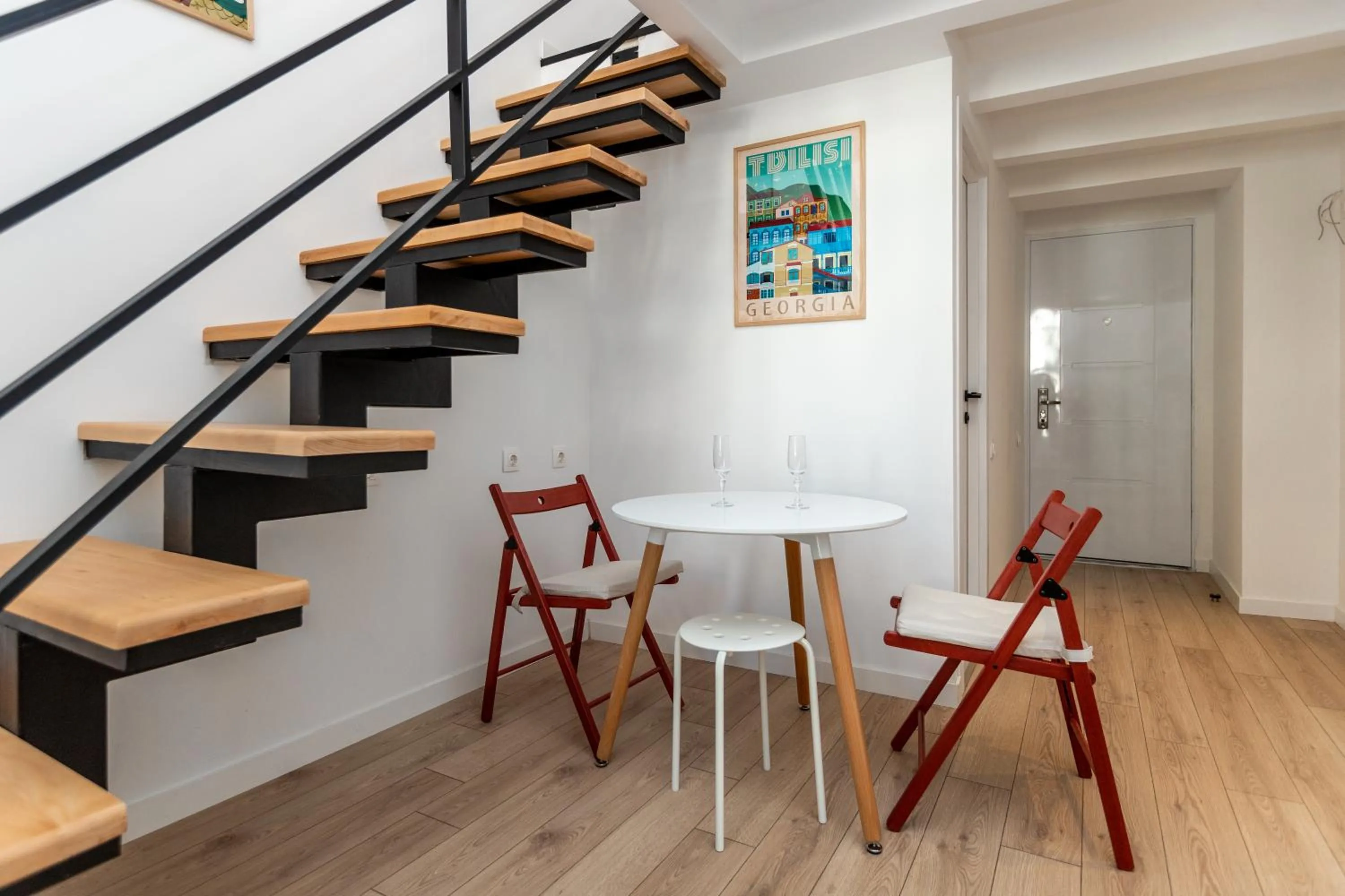 Living room in Shota Rustaveli Aparthotel