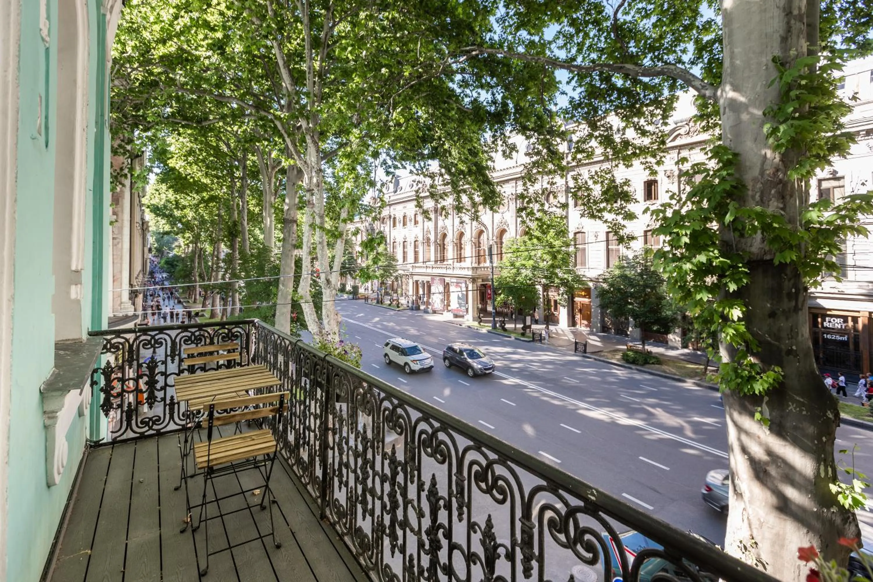 Balcony/Terrace in Shota Rustaveli Aparthotel
