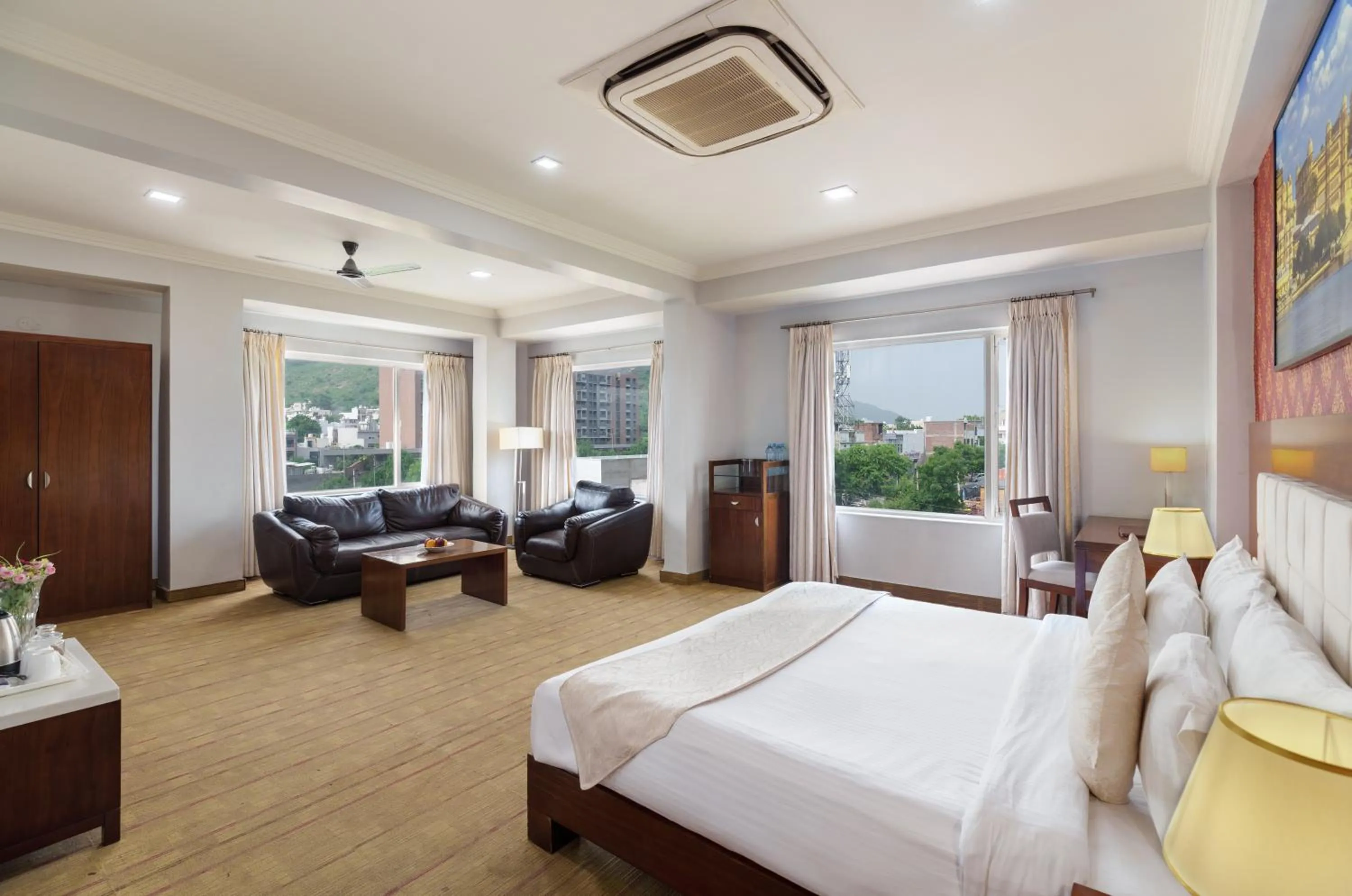 Bed in Mystical Valley View Resort and Spa, Udaipur