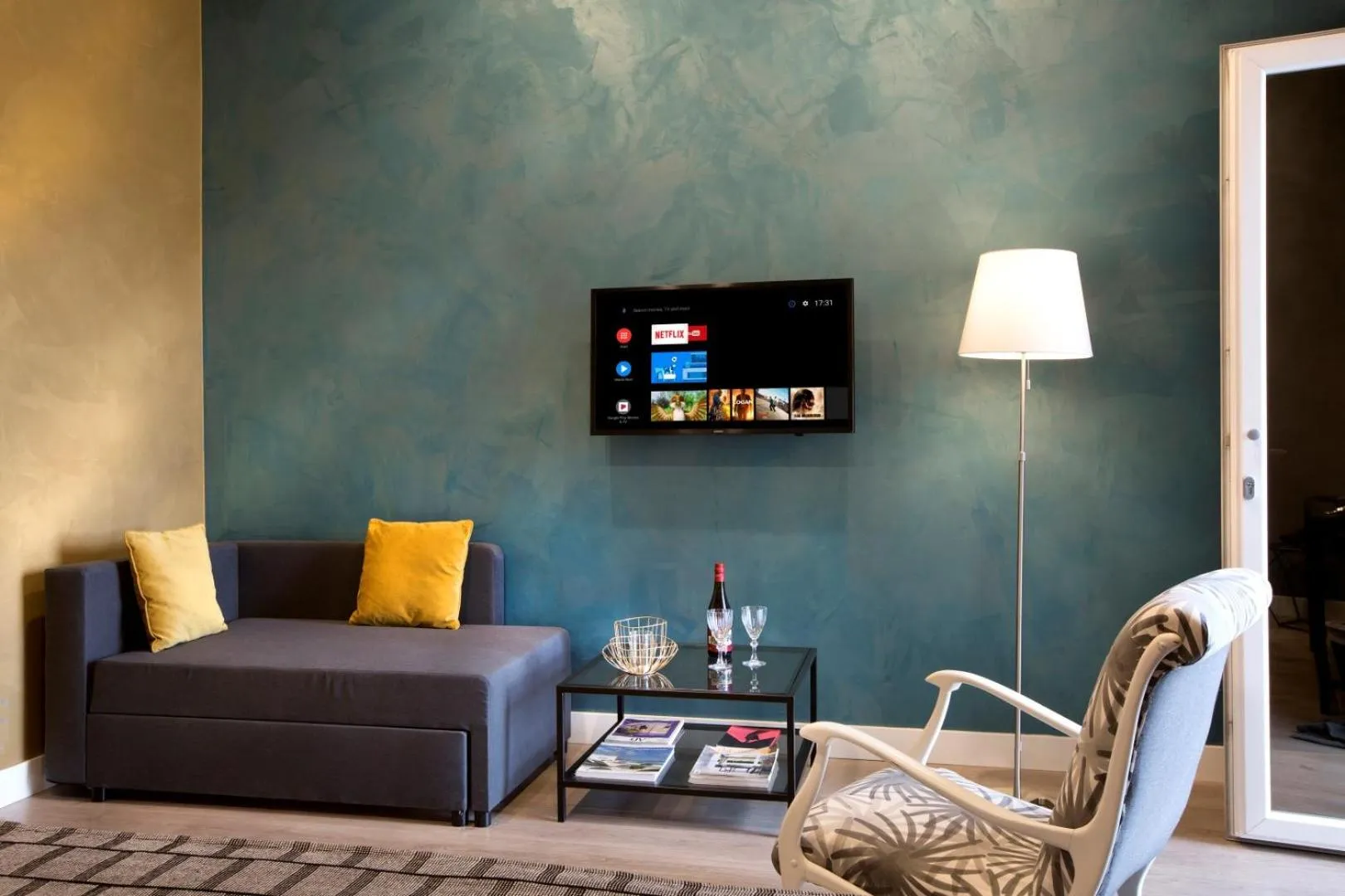 Seating area in Casa Pacifico Pompei