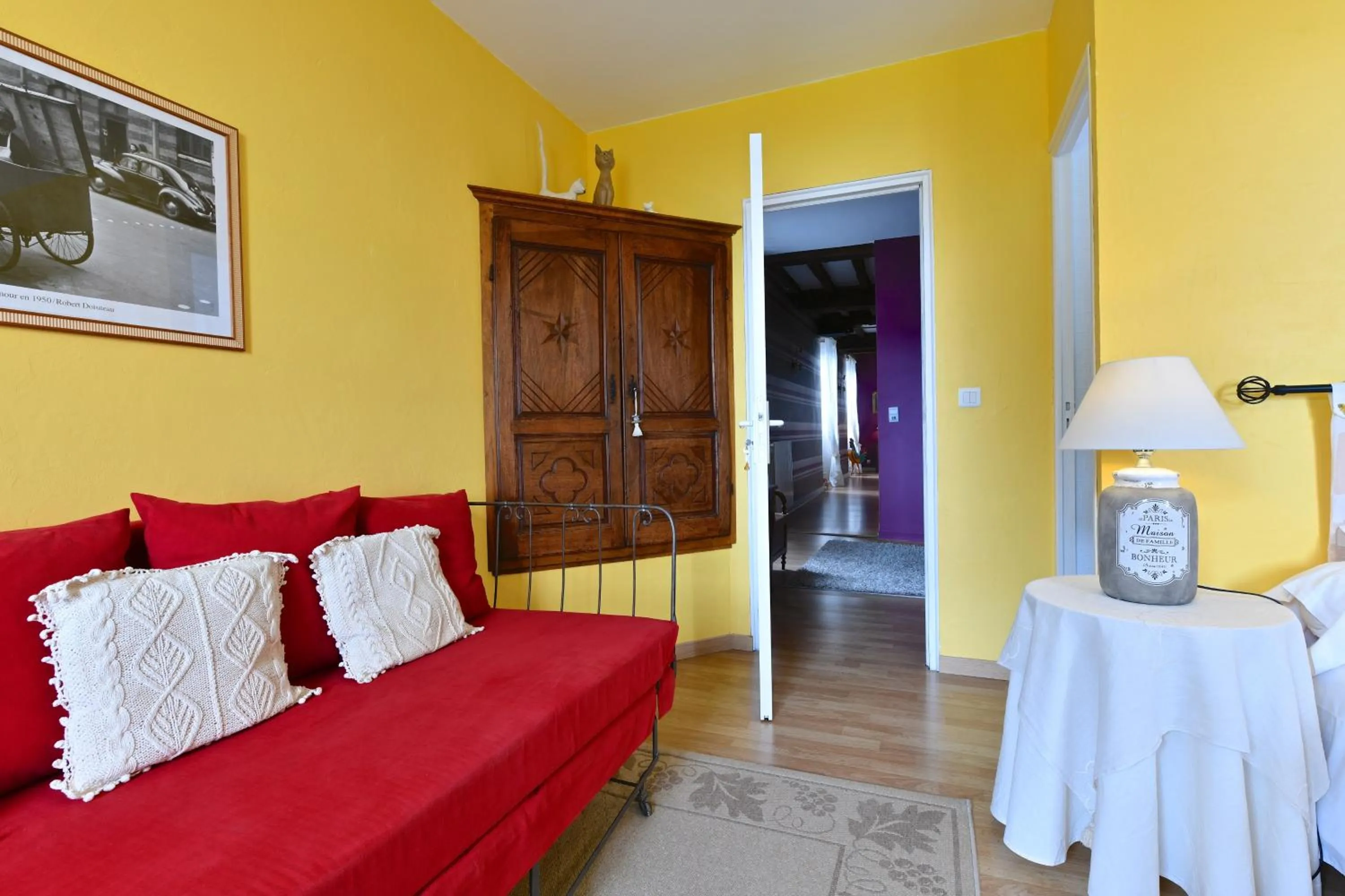 Living room in Maison d'Hôtes Canterou
