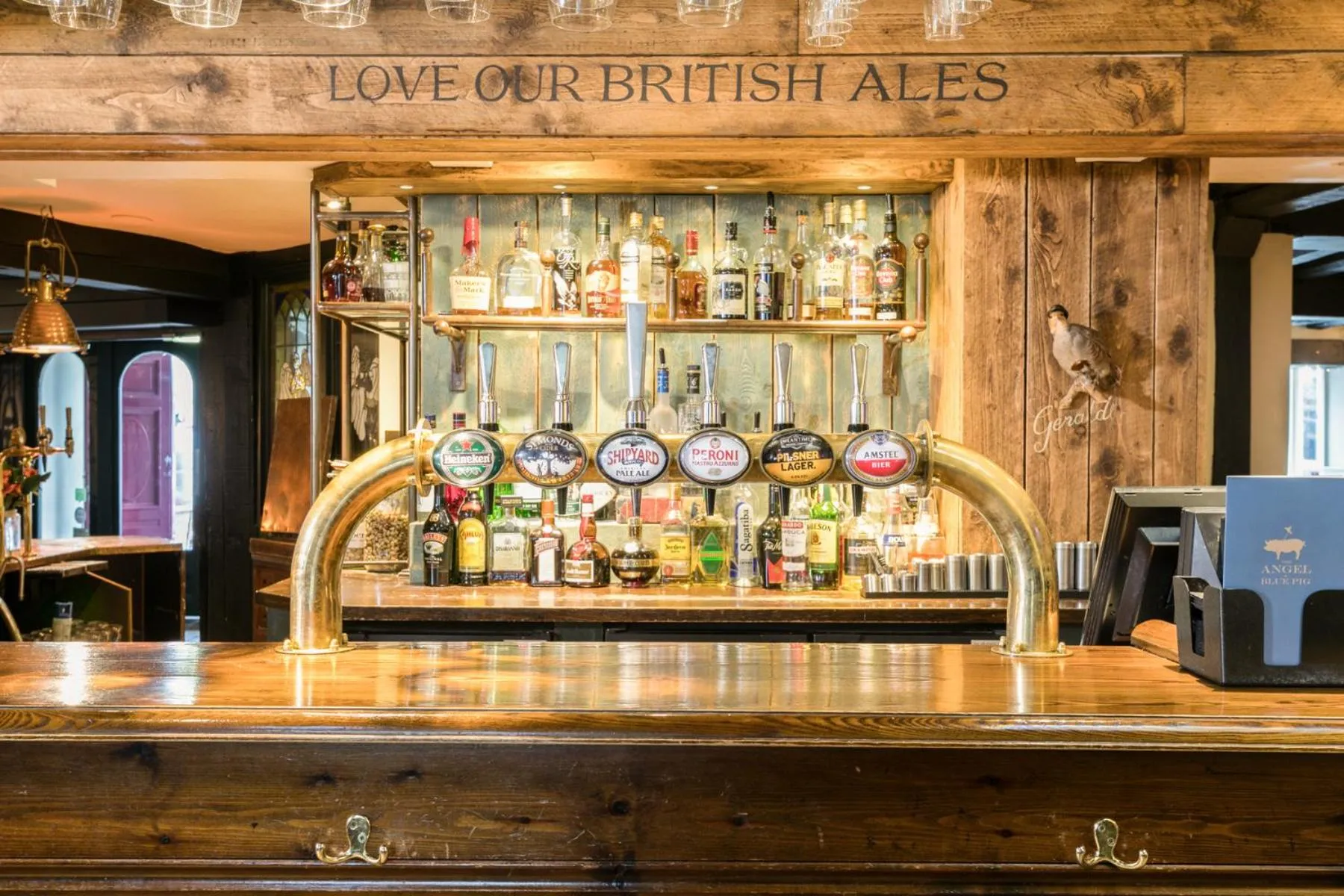 Lounge or bar in The Angel & Blue Pig